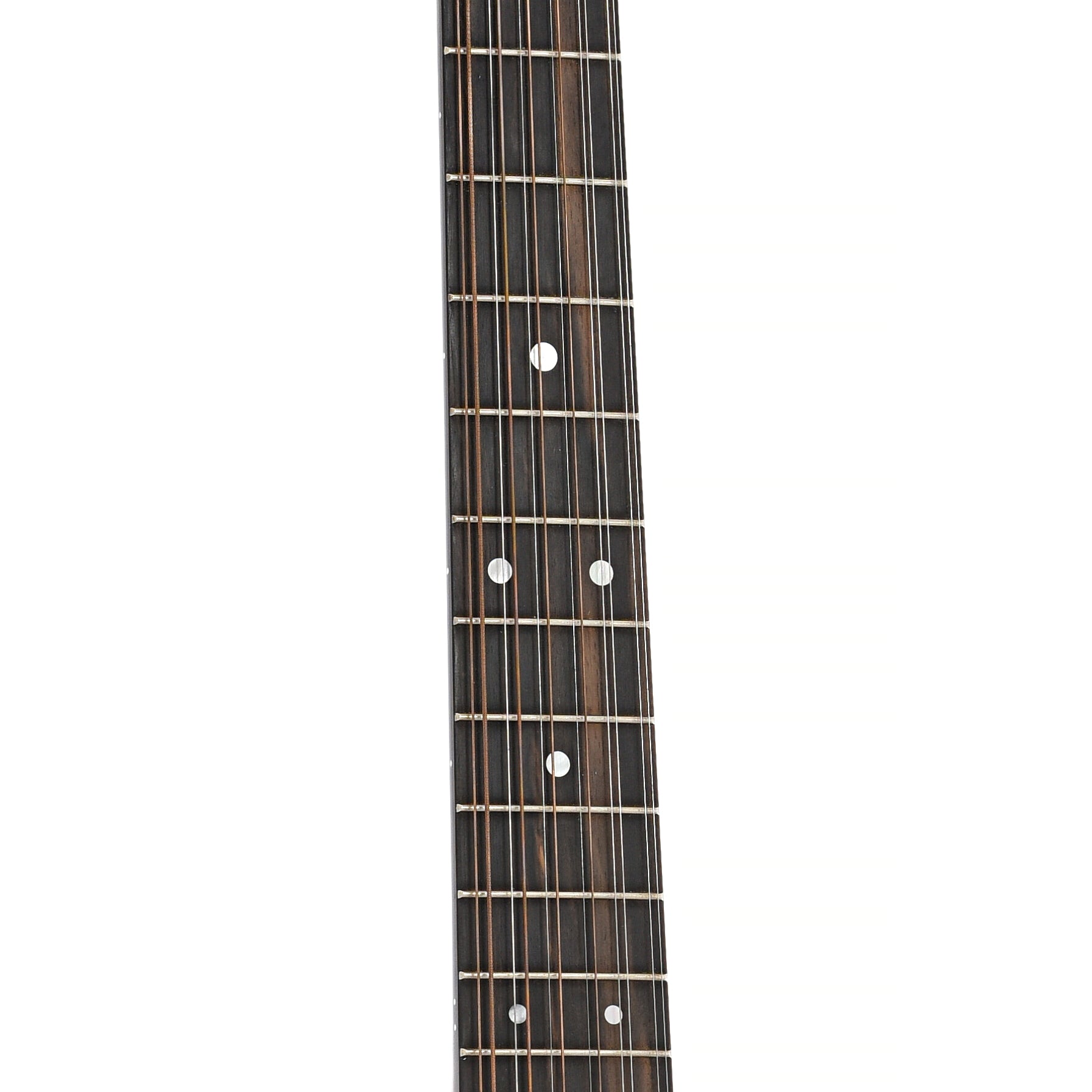 Fretboard of Martin Grand J-16E Thin-Body 12-String Guitar