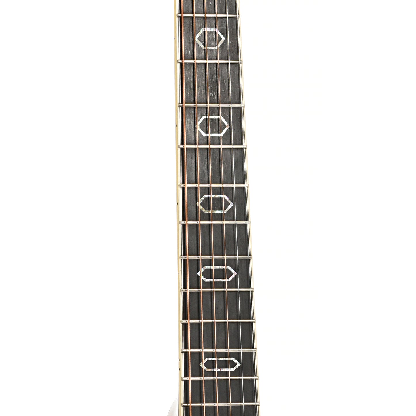 Fretboard of Martin OMC Aura Acoustic-Electric Guitar