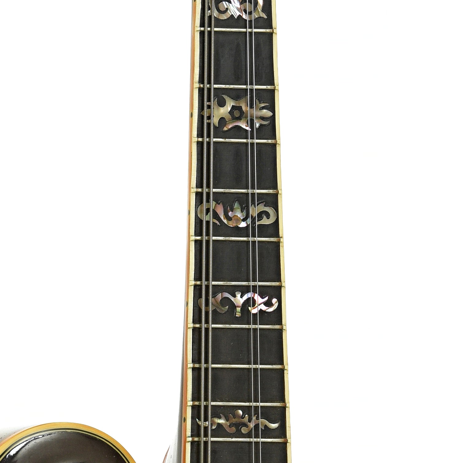 Fretboard of Washburn M-5S F-Style Mandolin 