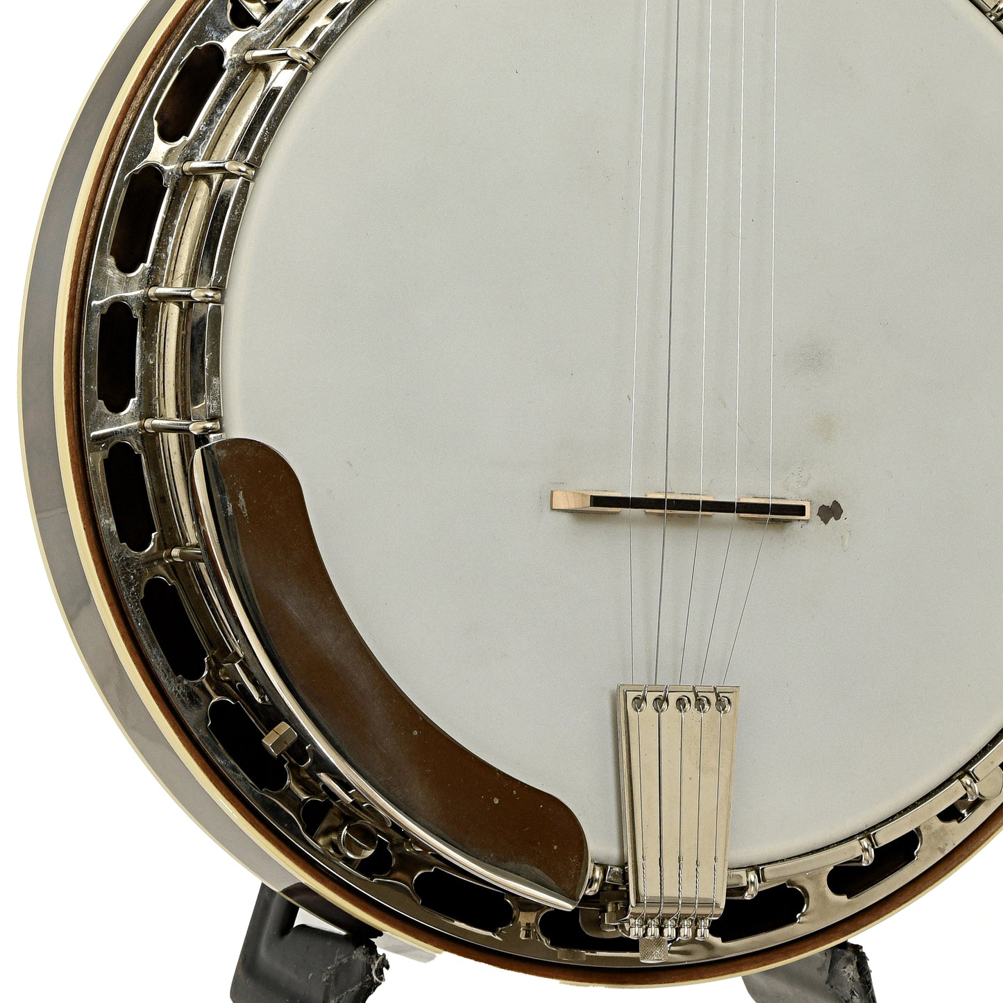 Armrest of Hatfield Buckdancer Custom Firefighter Resonator Banjo