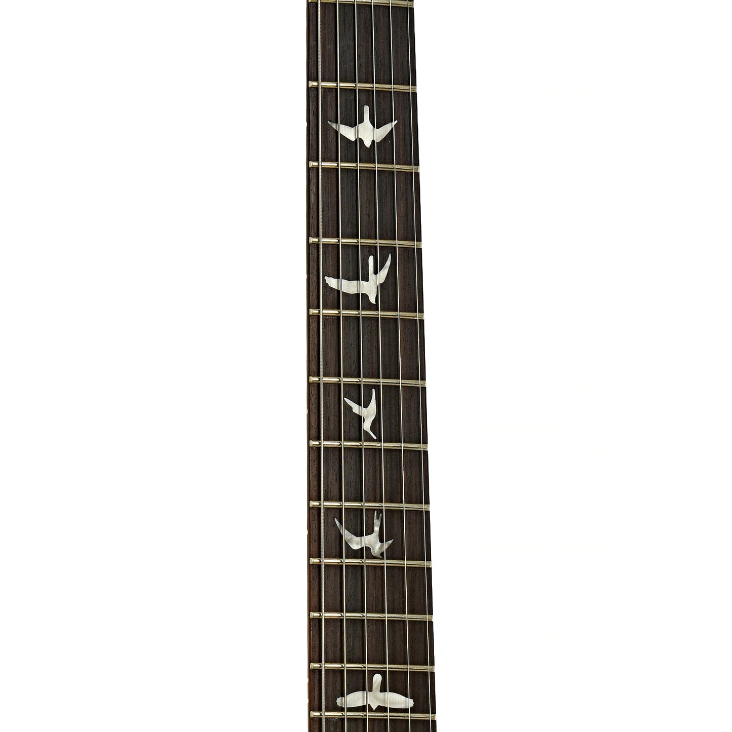 Fretboard of PRS SE CE 24 Standard Satin Stoptail Vintage Cherry Electric Guitar