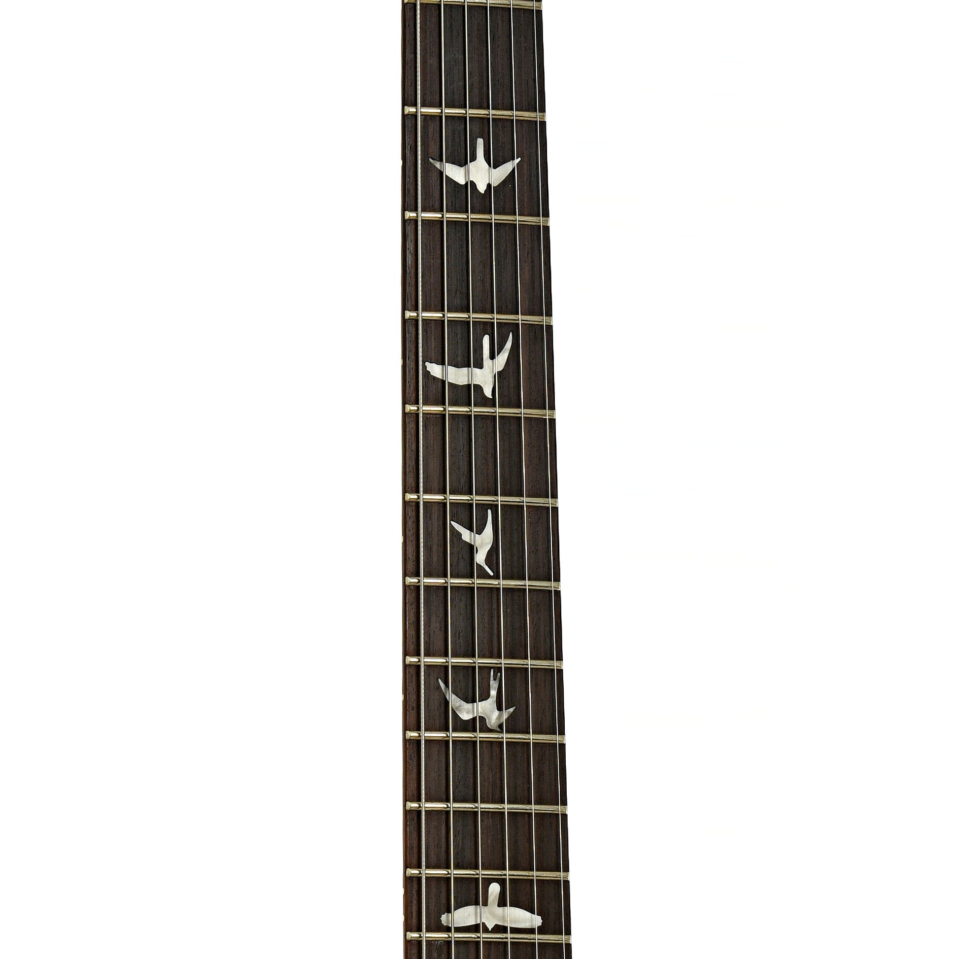 Fretboard of PRS SE CE 24 Standard Satin Stoptail Vintage Cherry Electric Guitar