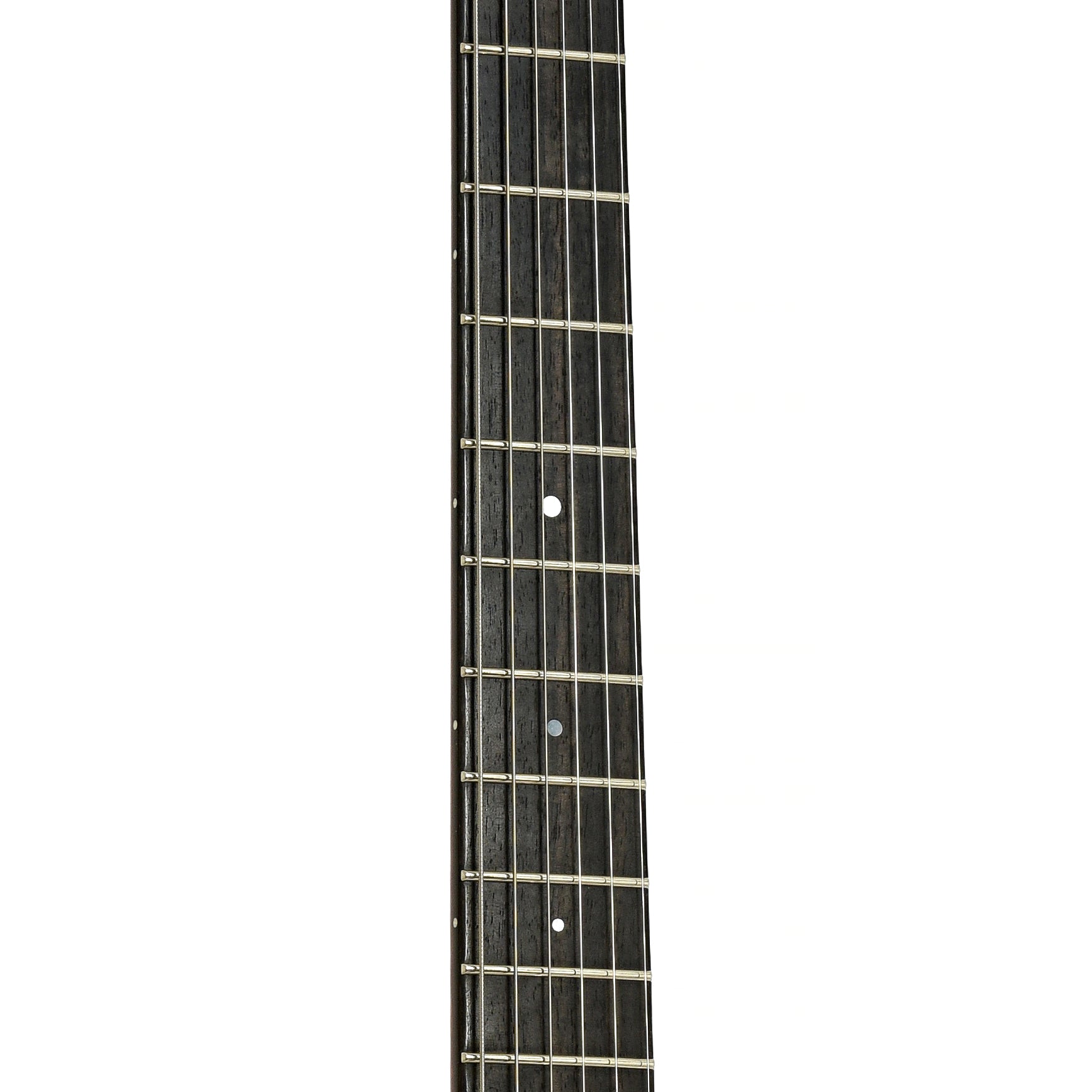 Fretboard of Collings 620 SM LC Hollowbody Electric Guitar, Dark Cherry Sunburst