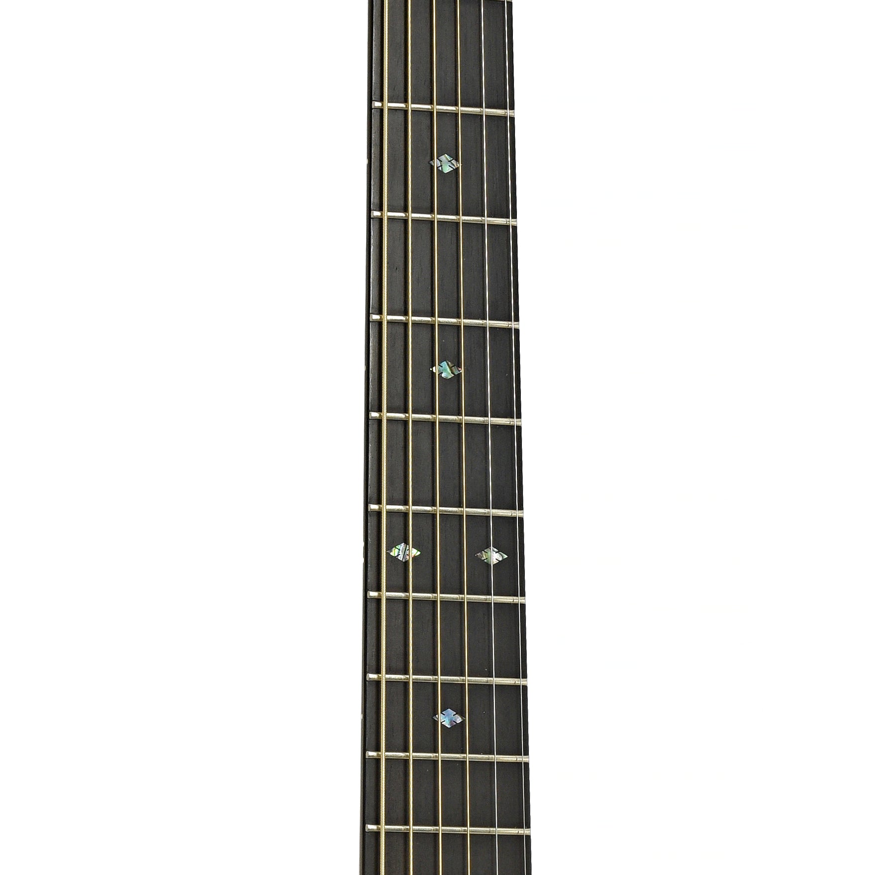 Fretboard of Goodall CCJC Master Sitka / Cocobolo Jumbo Guitar