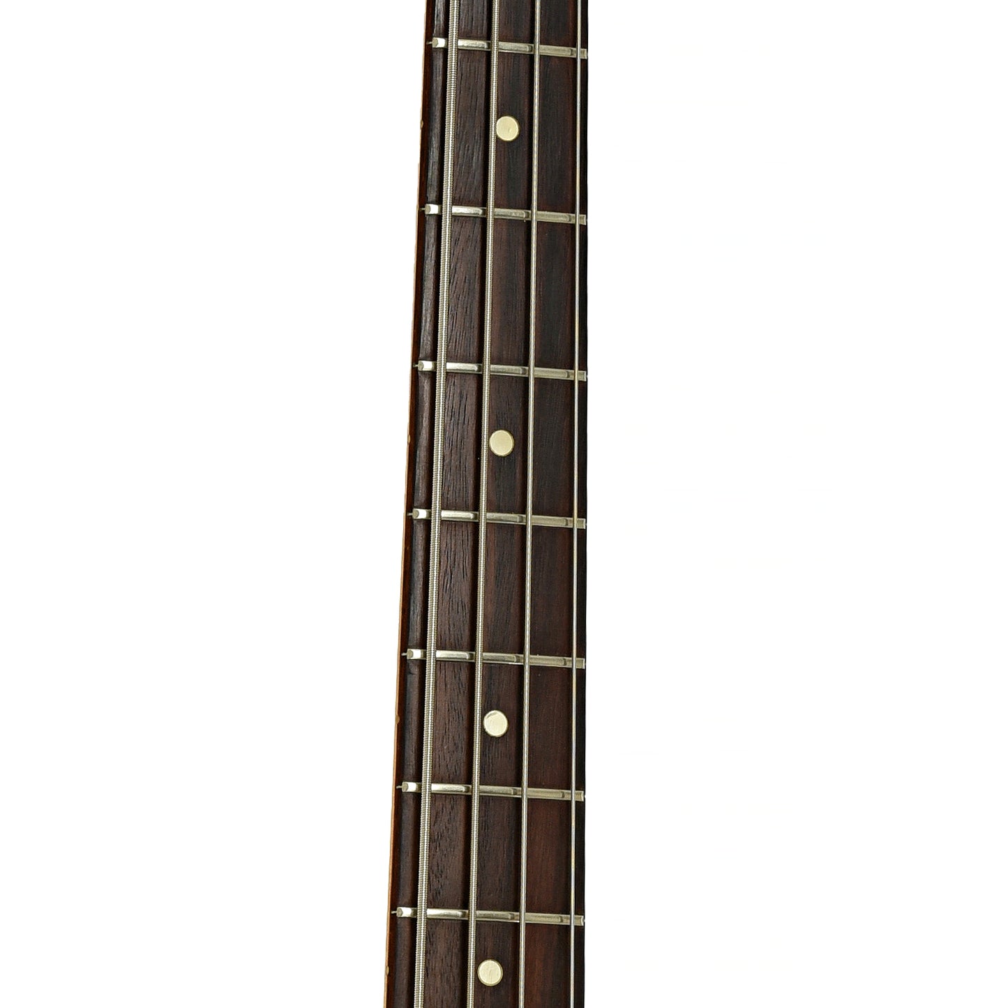 Fretboard of Fender Precision Electric Bass 