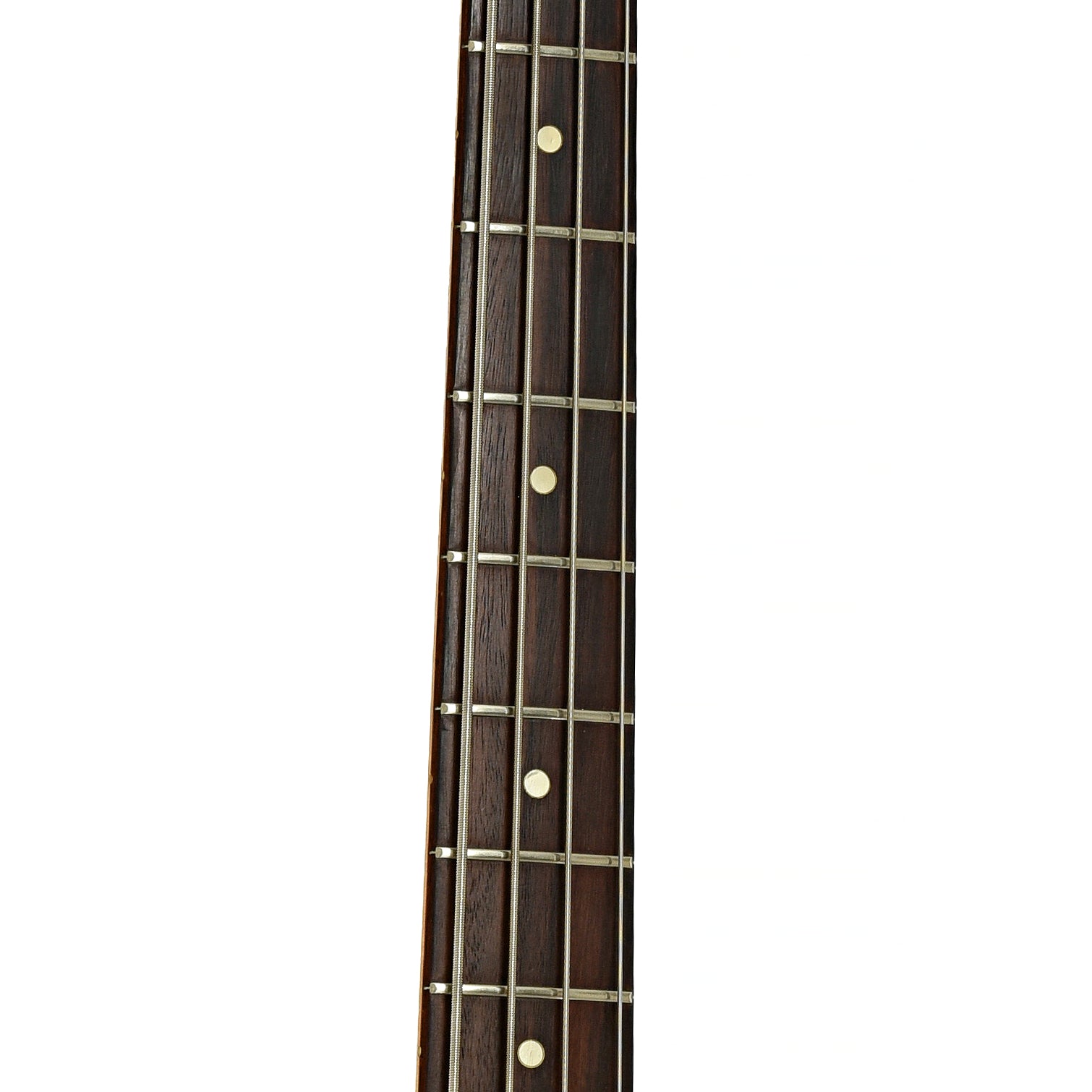 Fretboard of Fender Precision Electric Bass 