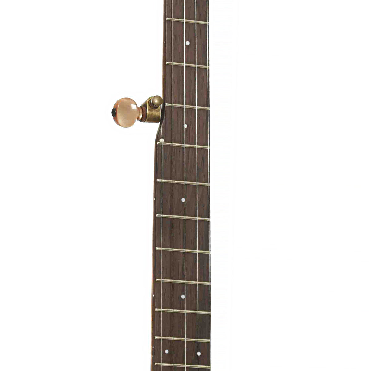 Fretboard of Ome Alpha-12 12in Openback Banjo & Gigbag, 26 Bracket