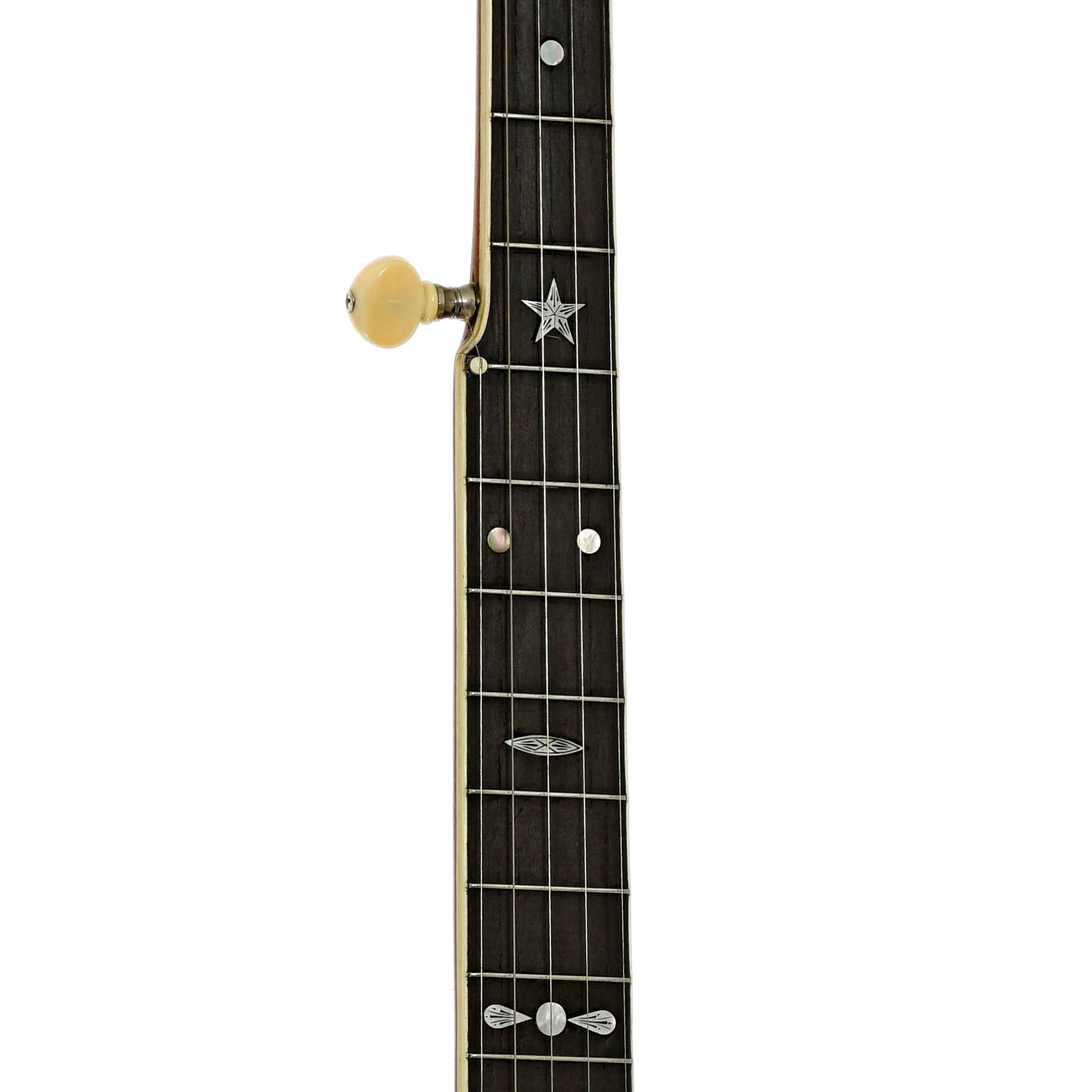 Fretboard of Fairbanks Imperial Electric No.0 Open Back Banjo