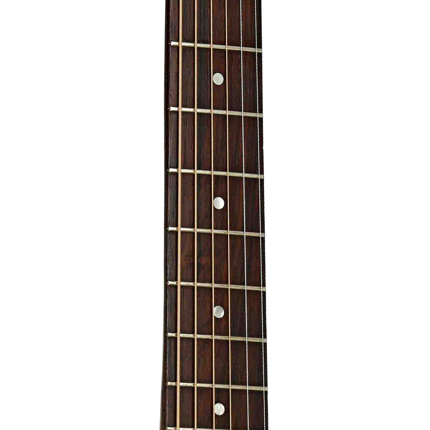 Fretboard of Gibson HG-00 Conversion Acoustic Guitar 