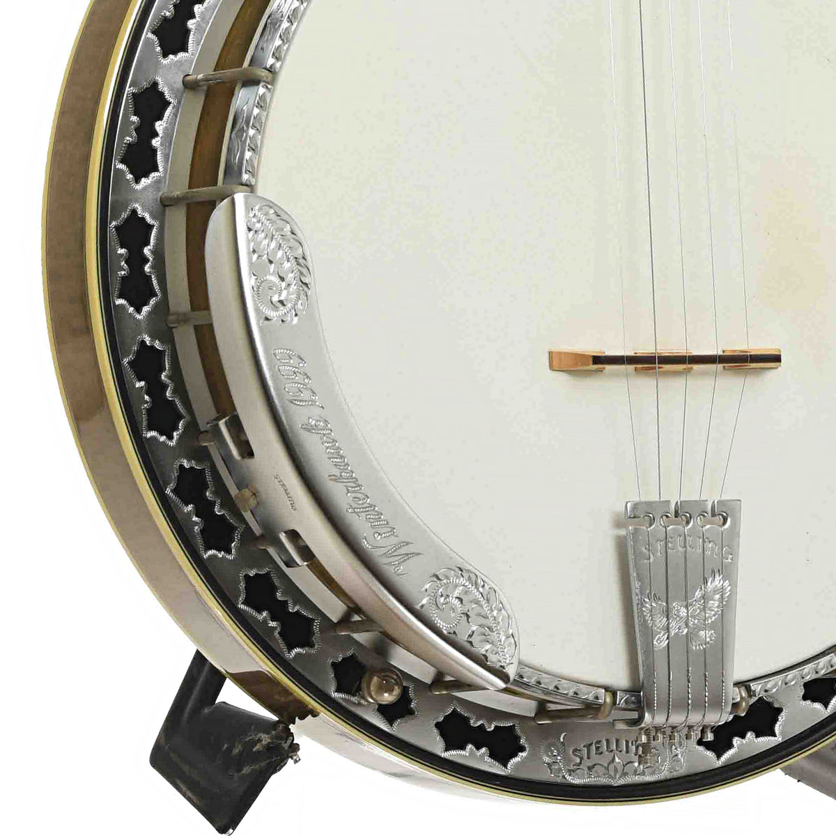 Armrest of Stelling Winterhawk #7 Five-String Resonator Banjo