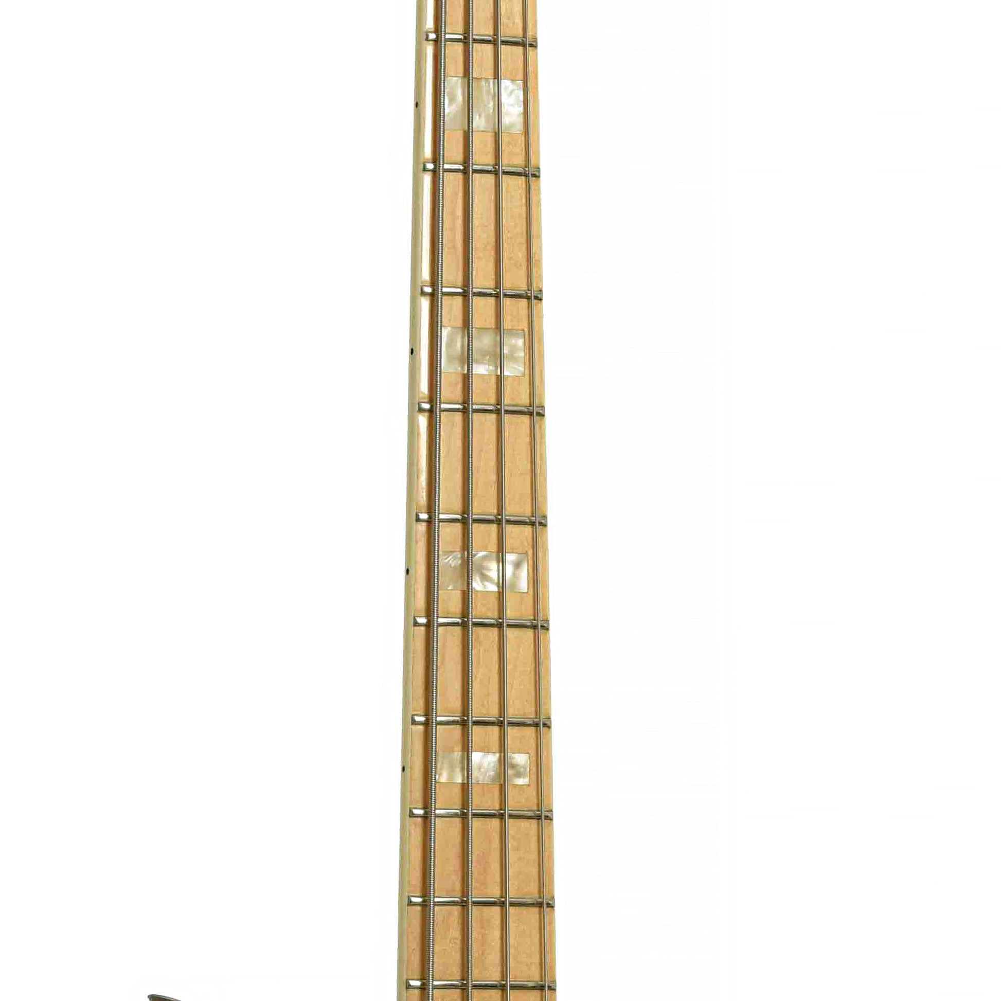 Fretboard of Fender Jazz Electric Bass