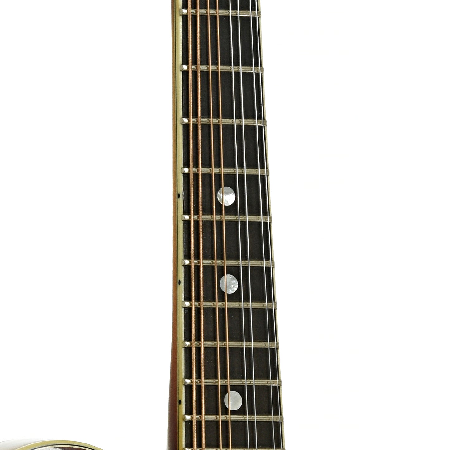 Fretboard of Omeena F-Style Mandolin 