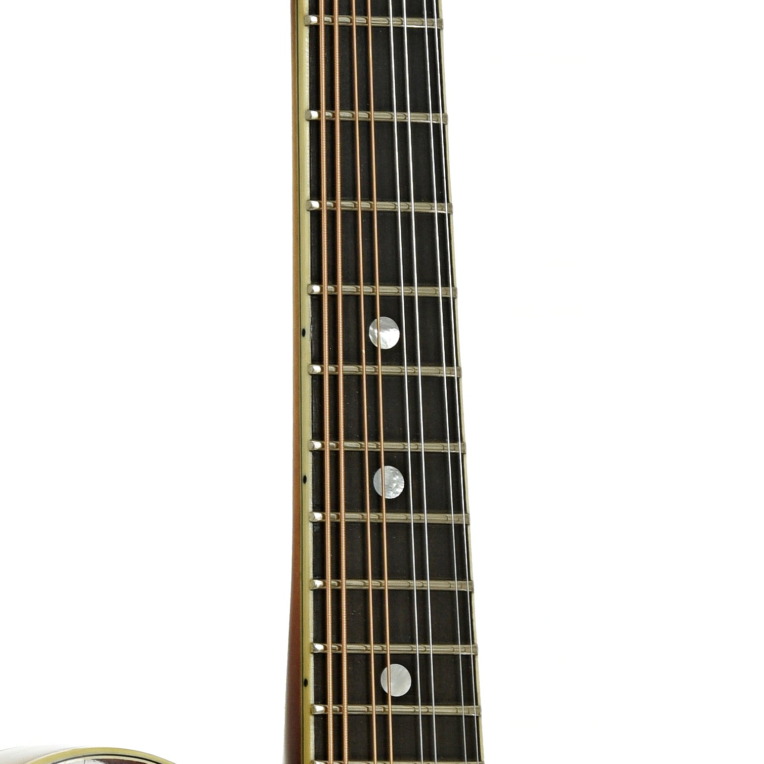 Fretboard of Omeena F-Style Mandolin 