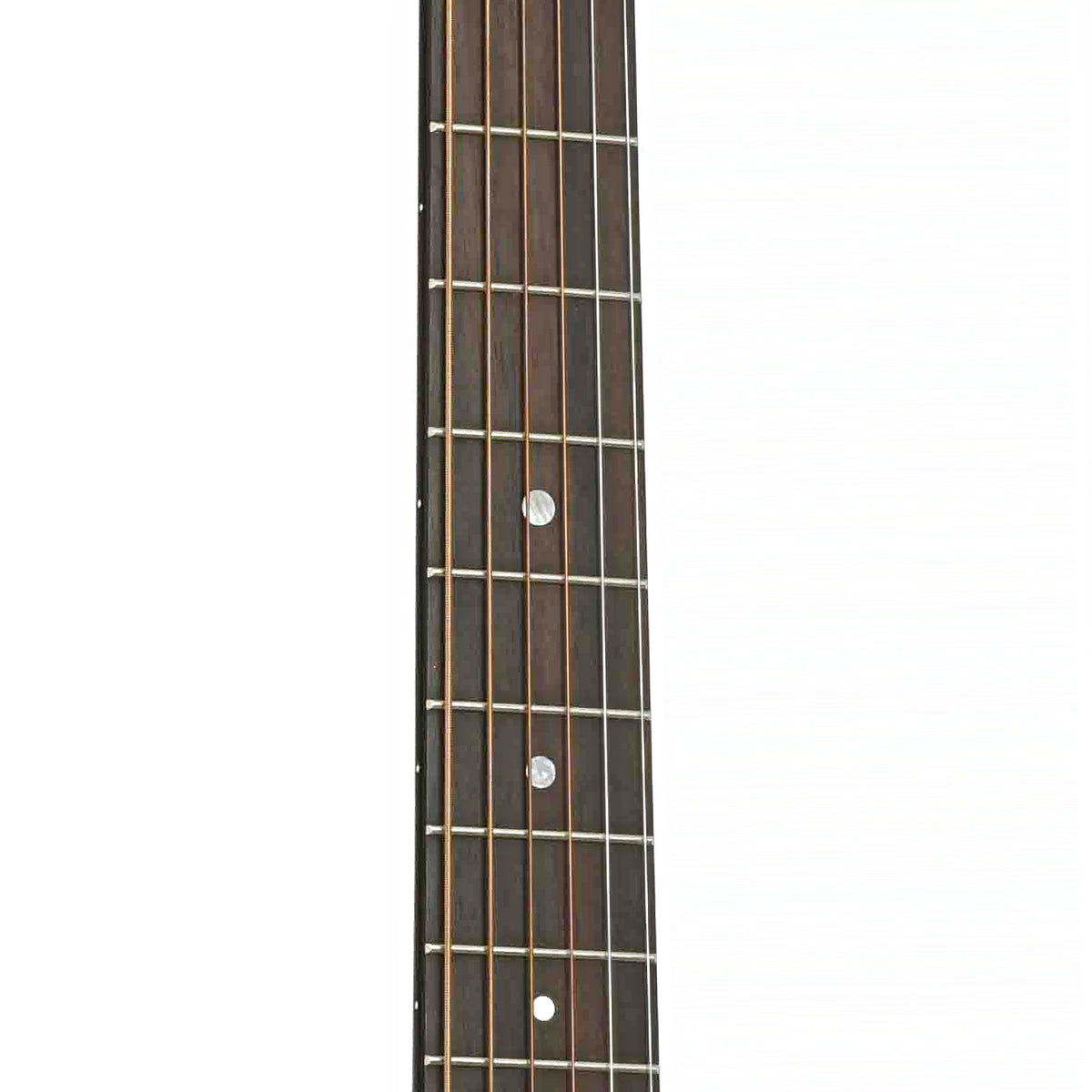 Fingerboard of Martin 00L-16E Acoustic Guitar, Black Smoke
