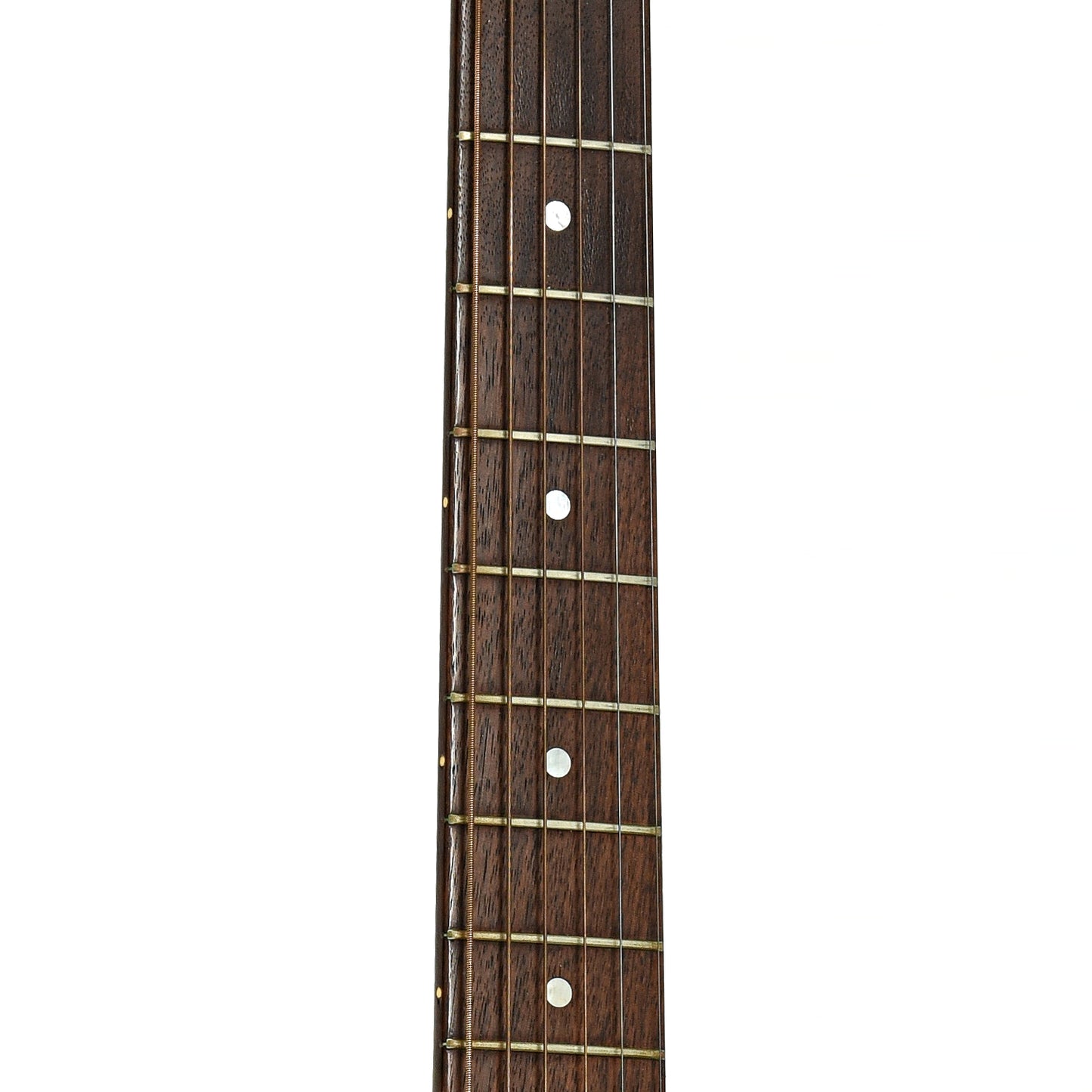 Fretboard of Gibson J-50 Deluxe Acoustic Guitar 