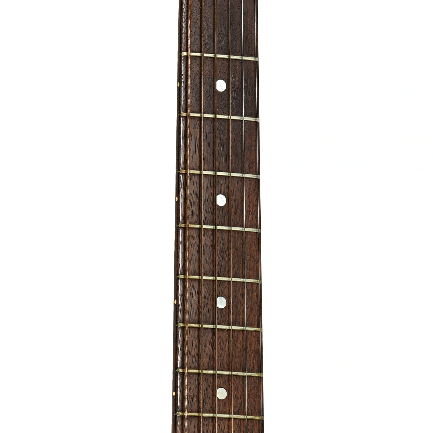 Fretboard of Gibson J-50 Deluxe Acoustic Guitar 