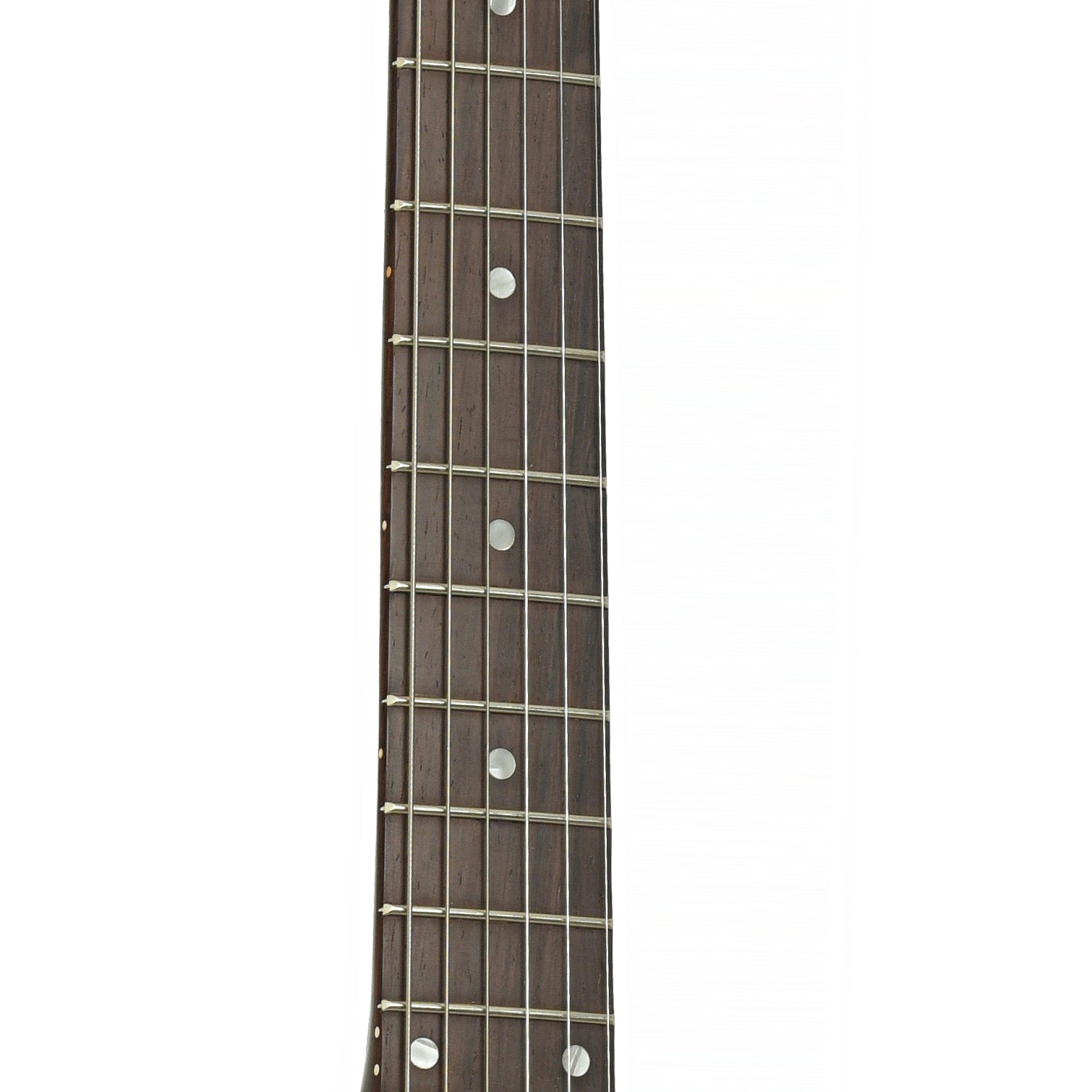 Fretboard of Gibson ES-125 Hollowbody Electric Guitar