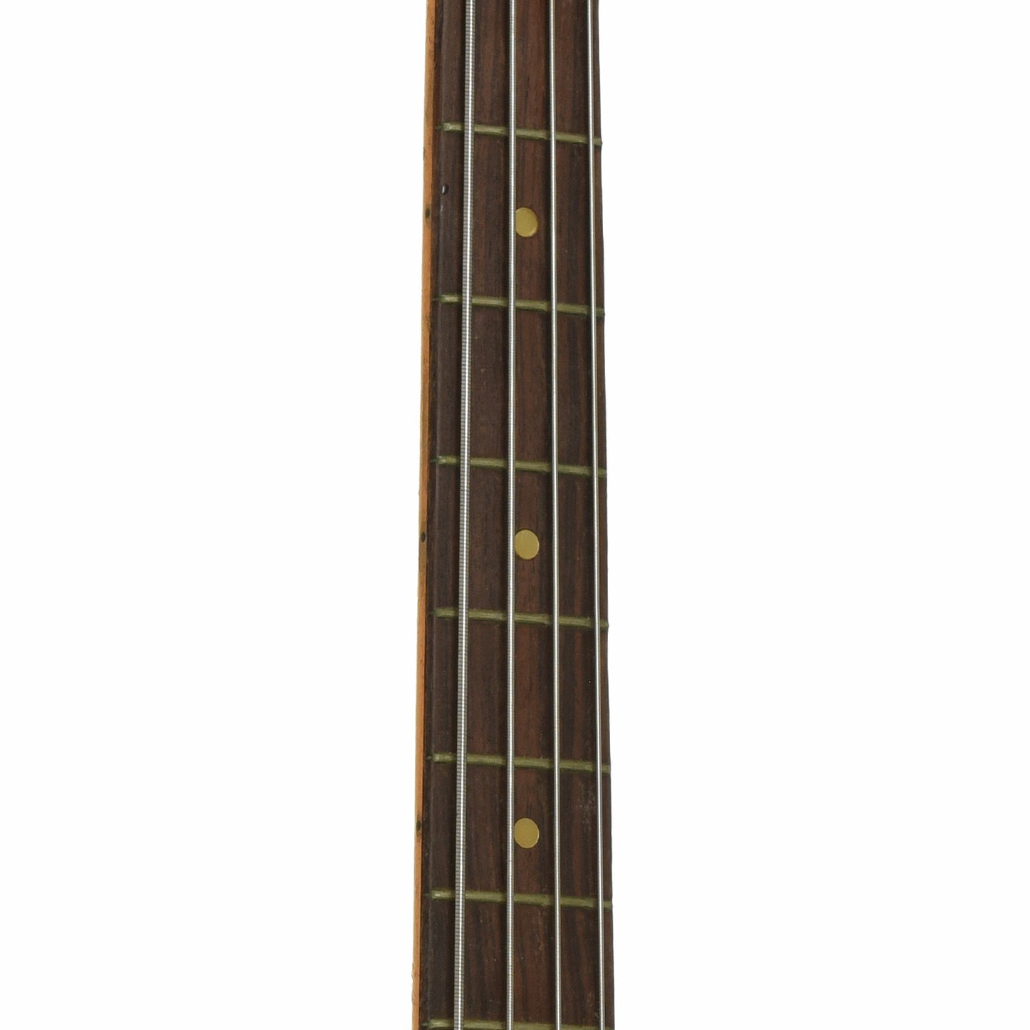 Fretboard of Fender Mustang Electric Bass