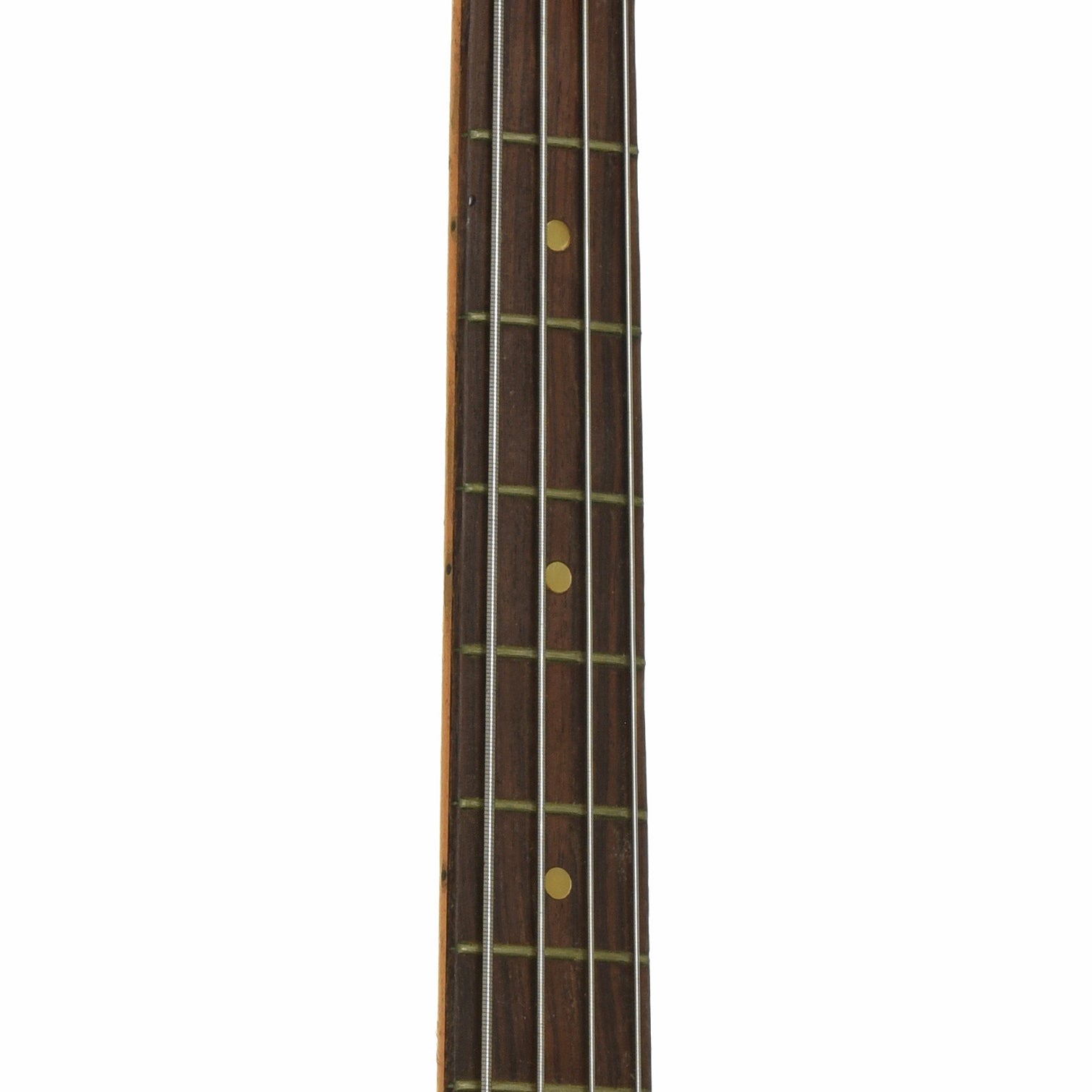 Fretboard of Fender Mustang Electric Bass
