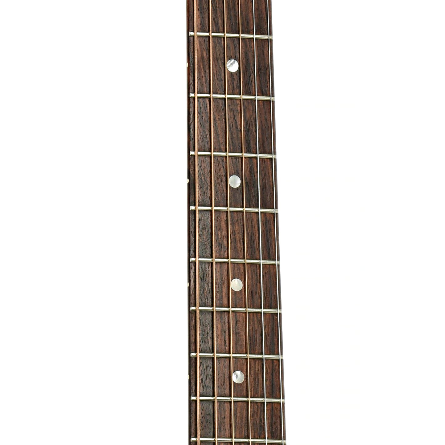 Fretboard of Gibson J-35 Acoustic Guitar