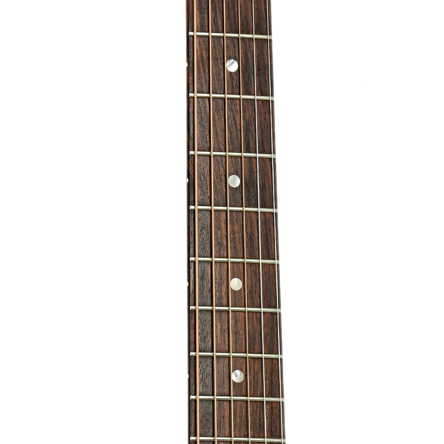 Fretboard of Gibson J-35 Acoustic Guitar