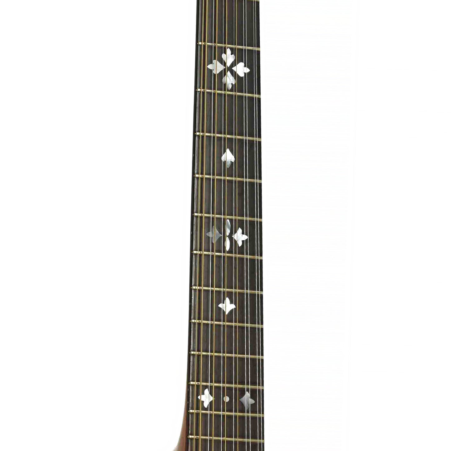 Fretboard of Del Langejans 12-String