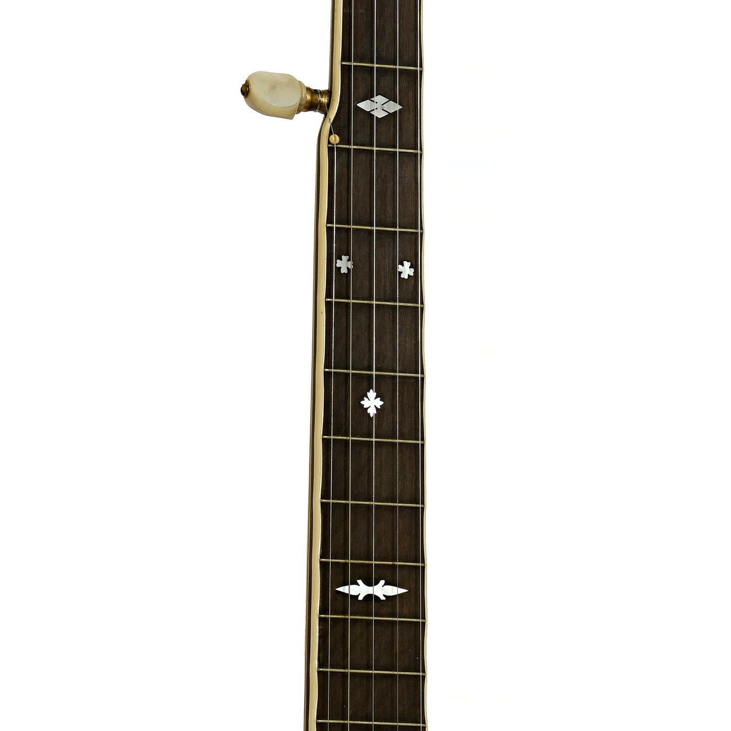 Fretboard of Bacon Blue Ribbon A1 Special Open Back Banjo