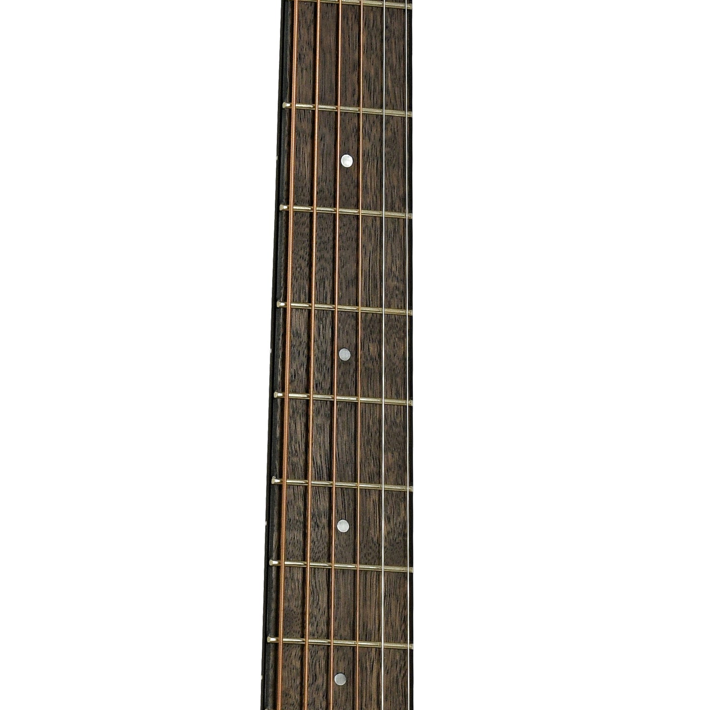 Fretboard of Ibanez AJ54E Artwood Jumbo Acoustic-Electric Guitar, Open Pore Natural