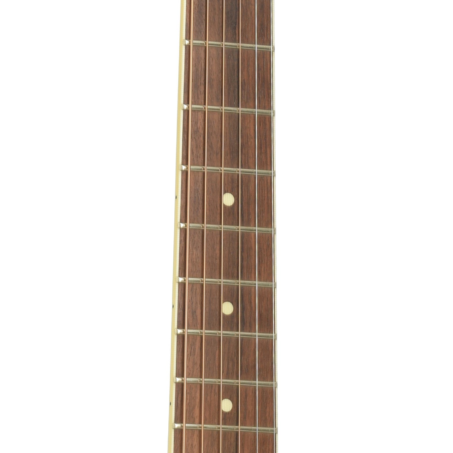 Fretboard of National Delphi Roundneck Resonator Guitar 