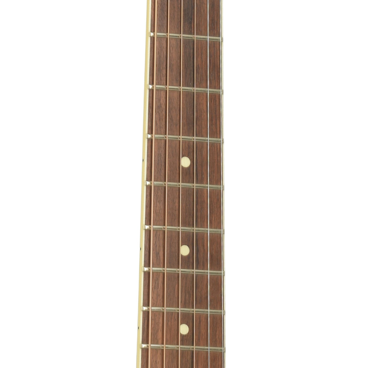 Fretboard of National Delphi Roundneck Resonator Guitar 