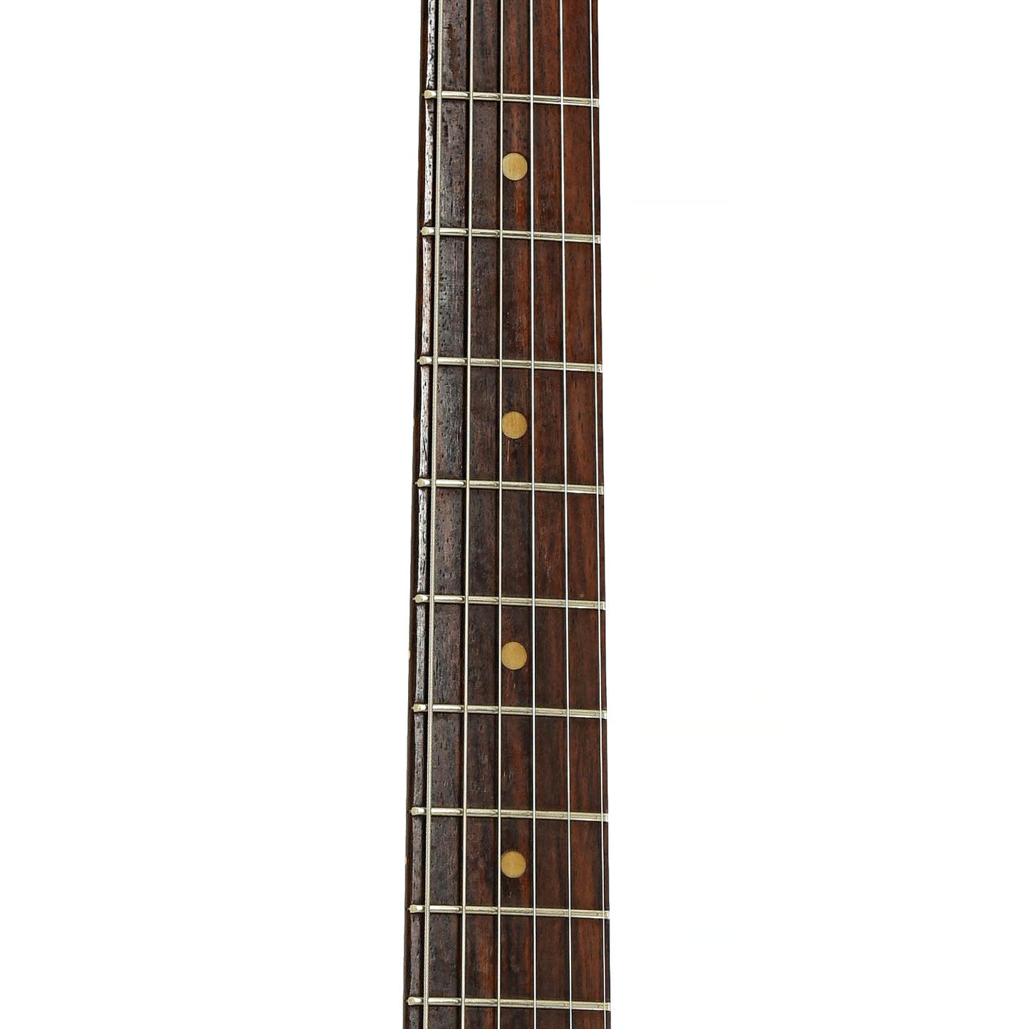 Fretboard of Rocketfire Total 60's Barnboard Electric Guitar