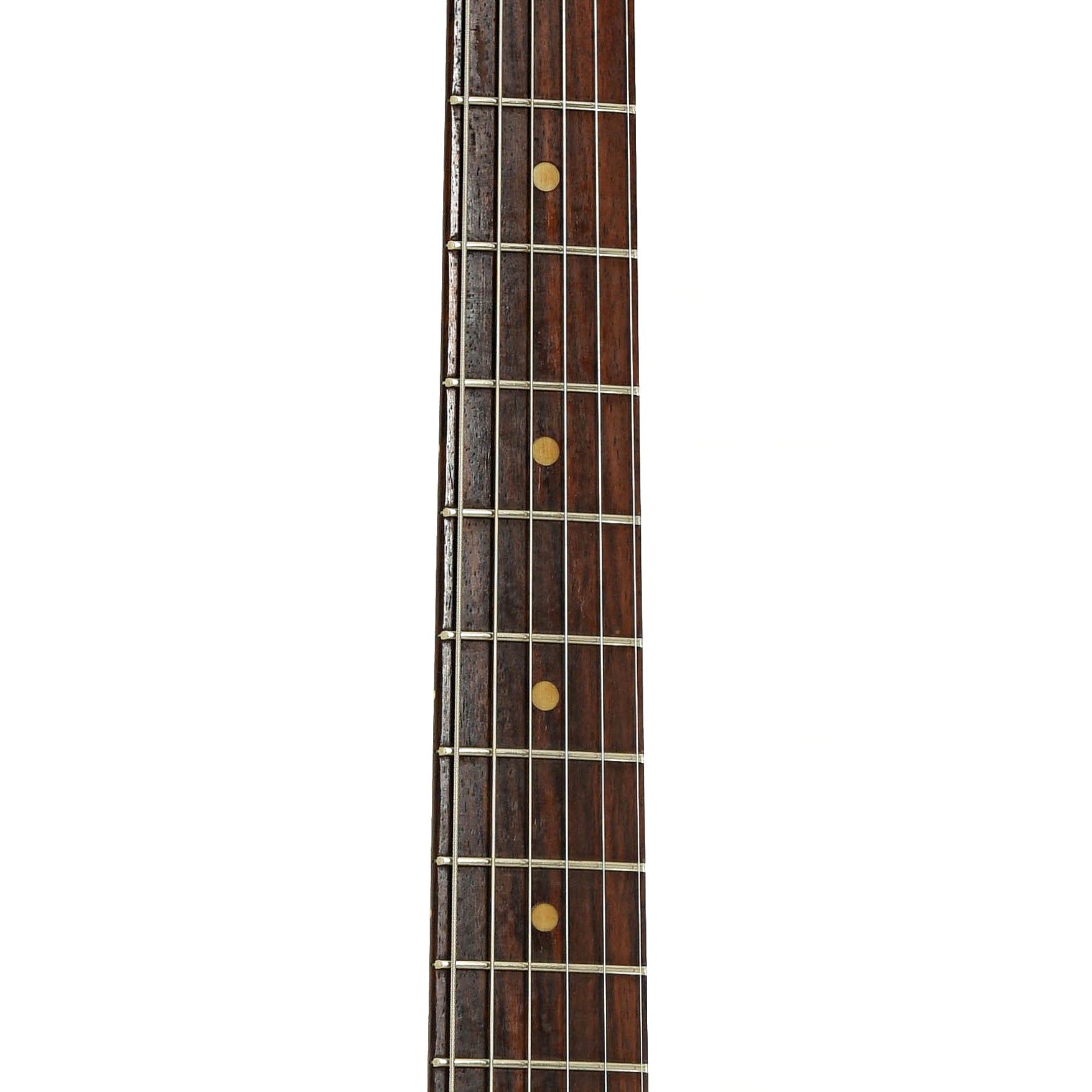 Fretboard of Rocketfire Total 60's Barnboard Electric Guitar