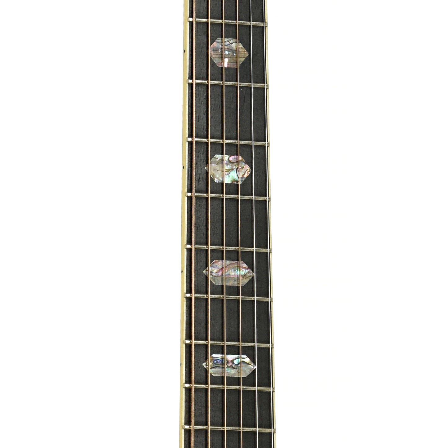 Fretboard of Martin Custom Shop D-45 Madagascar Acoustic Guitar