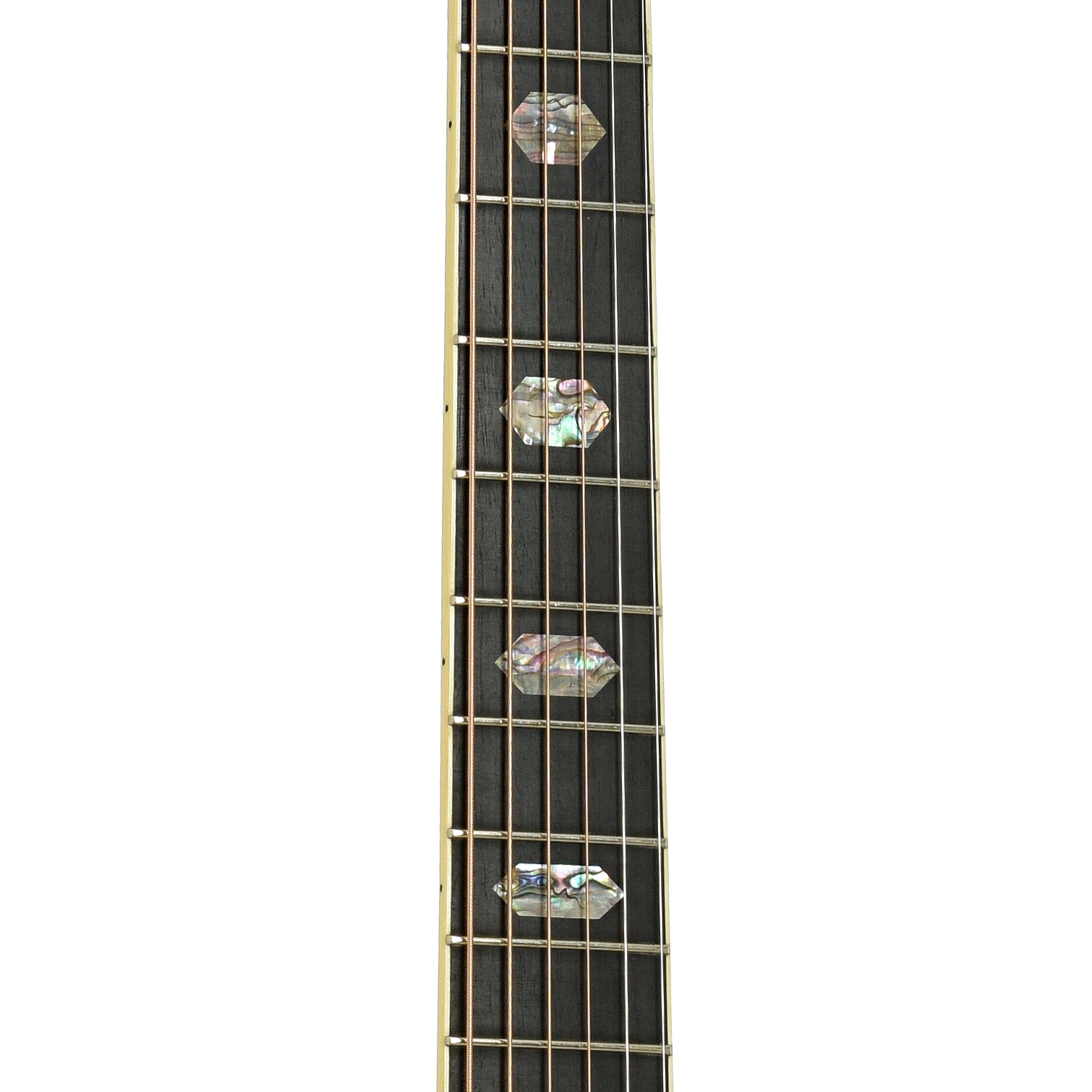 Fretboard of Martin Custom Shop D-45 Madagascar Acoustic Guitar