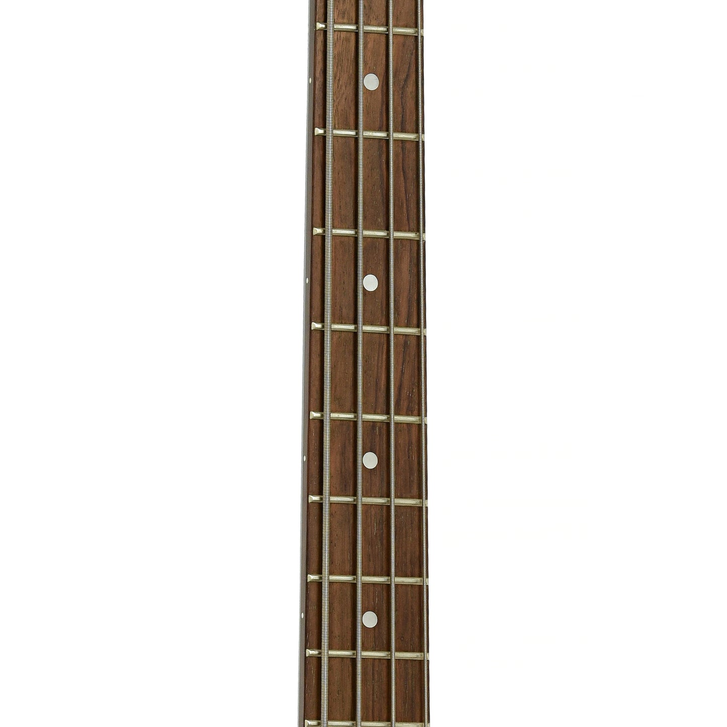 Fretboard of Danelectro Longhorn Electric Bass