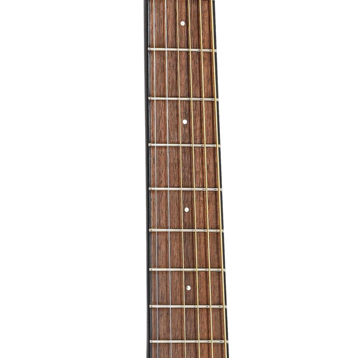 Fretboard of Fender CD-60S Left Handed Acoustic Guitar