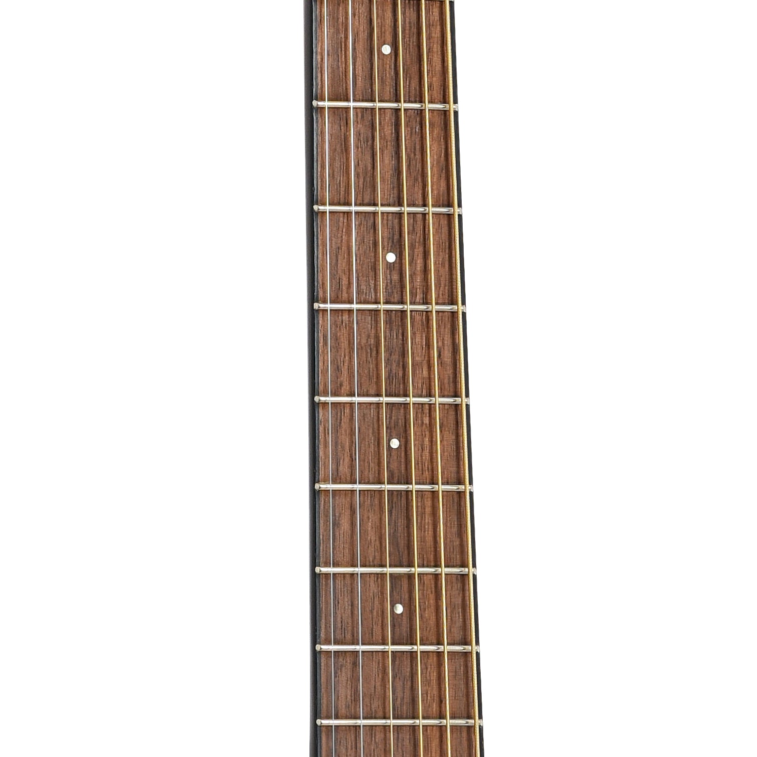 Fretboard of Fender CD-60S Left Handed Acoustic Guitar
