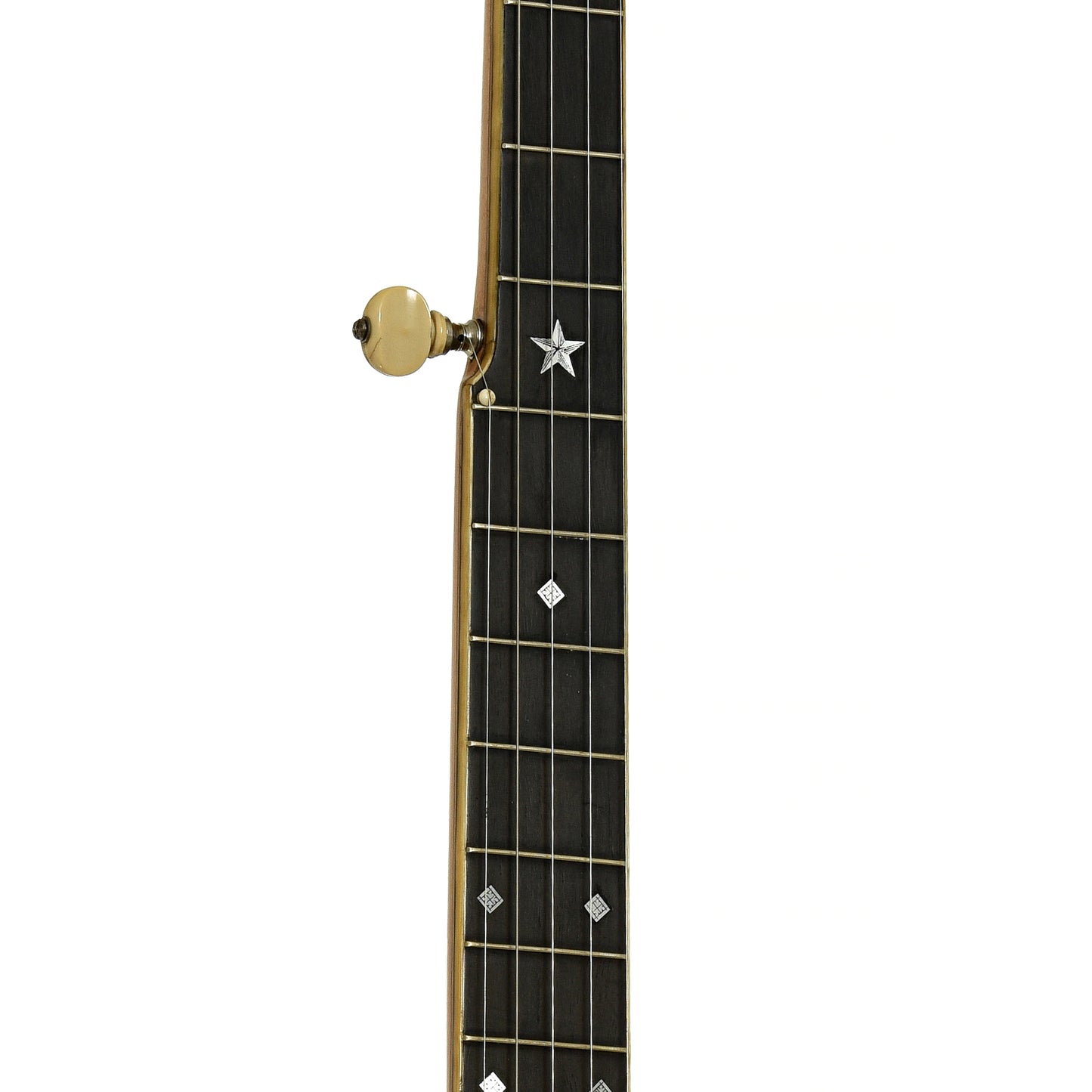 Fretboard of Fairbanks Whyte Laydie No.2 Open Back Banjo 