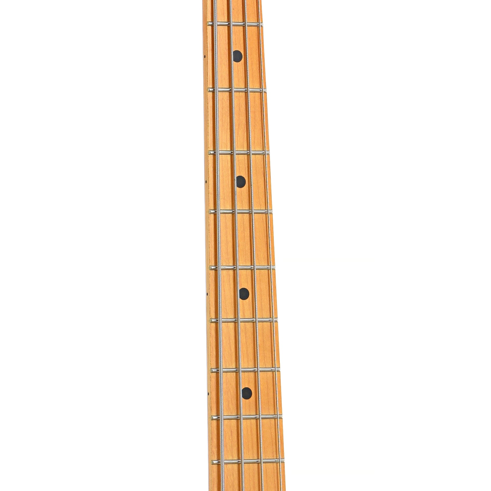 fretboard of Sterling by Music Man RAY24CA 4-String Bass, Olympic White