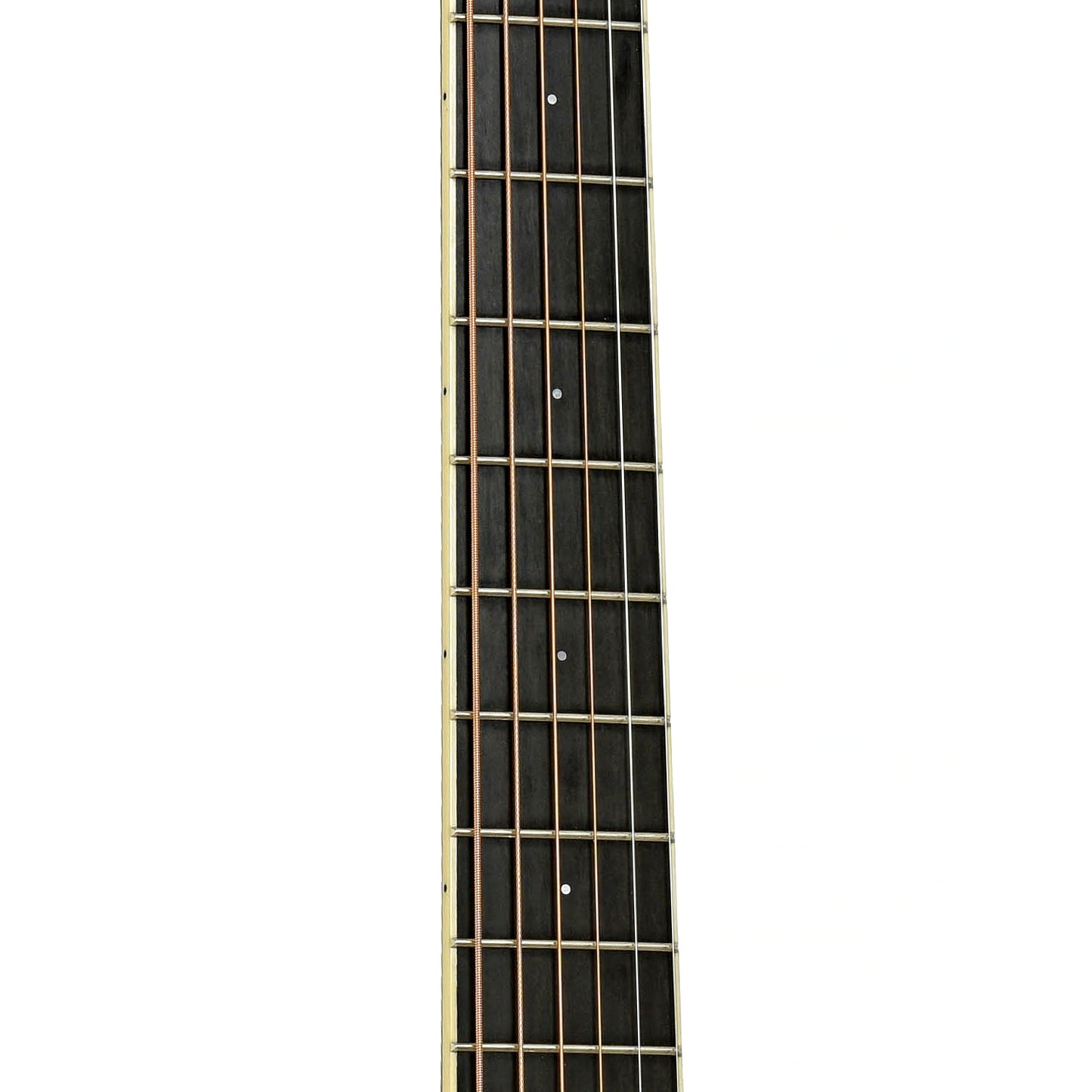 Fretboard of Santa Cruz Custom D Dreadnought Acoustic Guitar