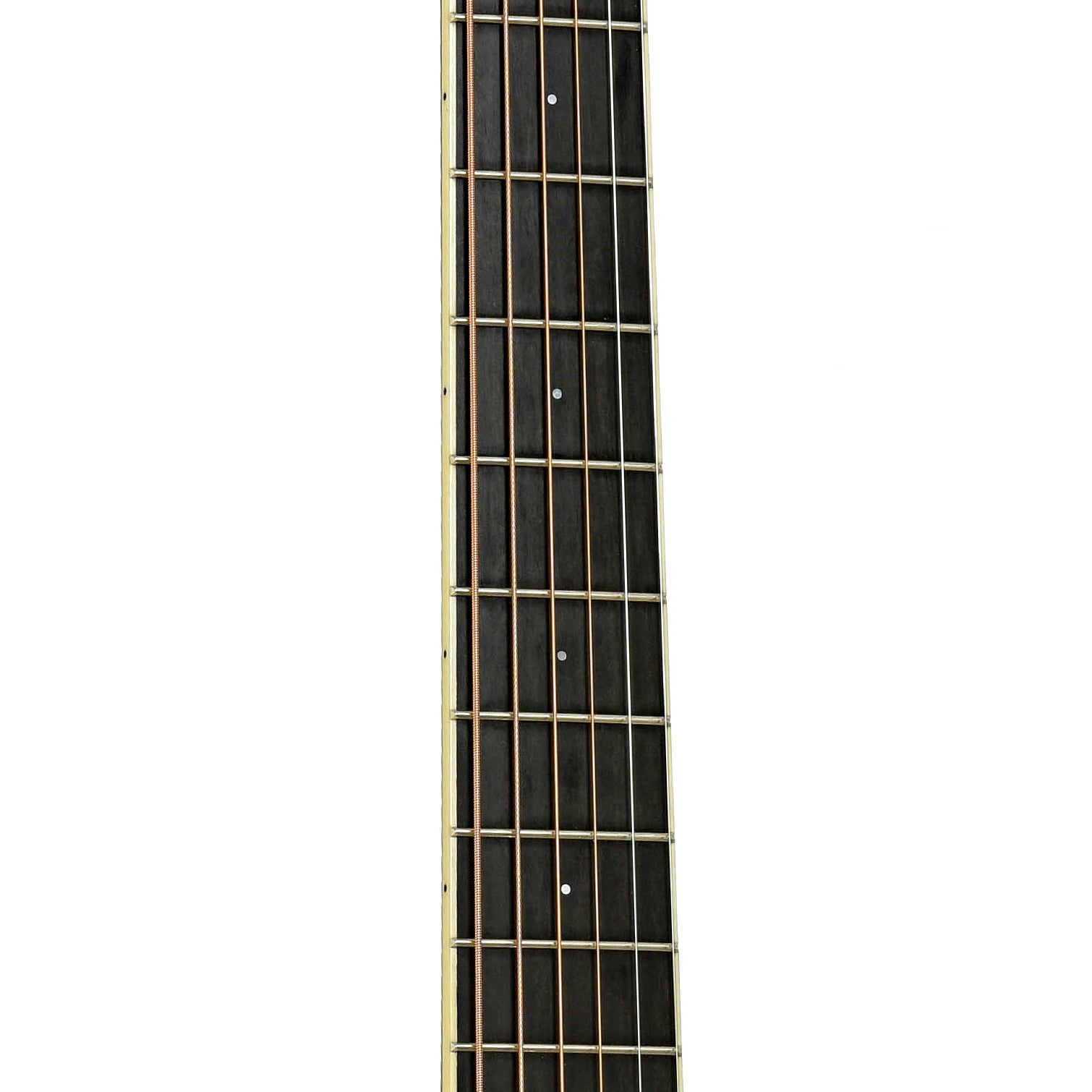 Fretboard of Santa Cruz Custom D Dreadnought Acoustic Guitar