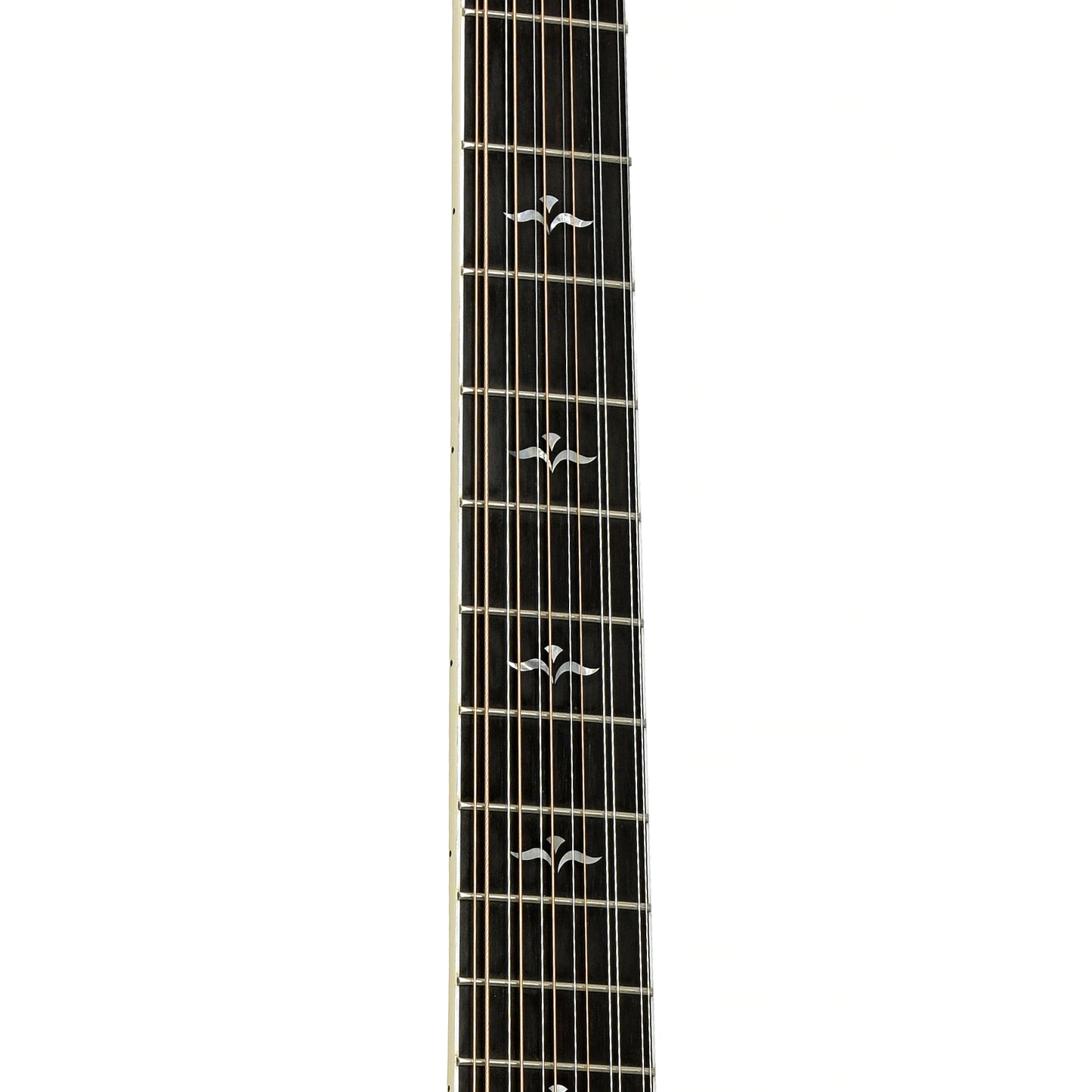 Fretboard of Taylor 655-CE 12-String Acoustic-Electric Guitar