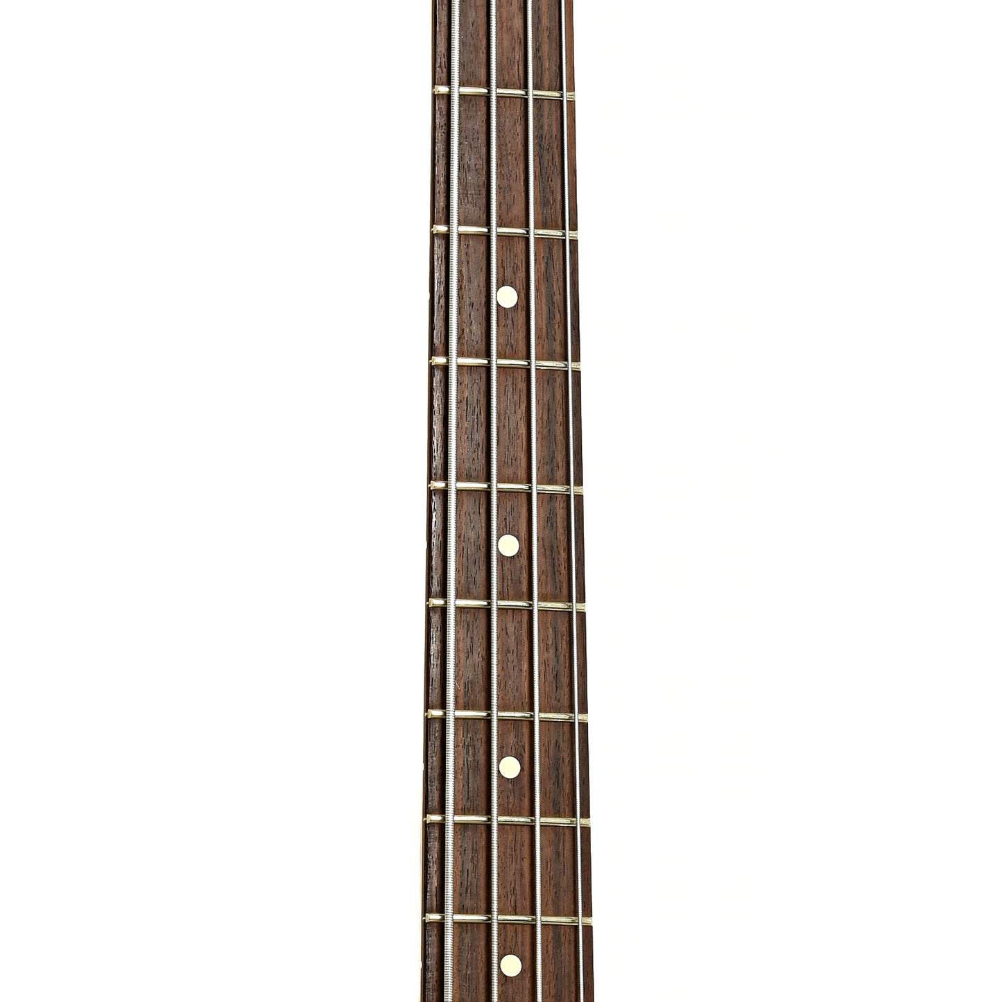 Fretboard of Fender American Performer Mustang Electric Bass