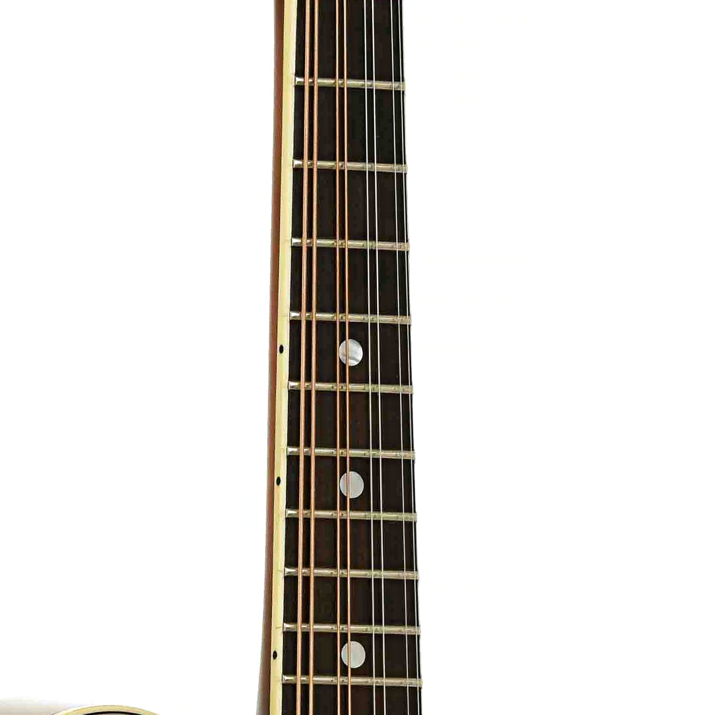 Fretboard of Kentucky KM-858 Gold Artist F-Style Mandolin 