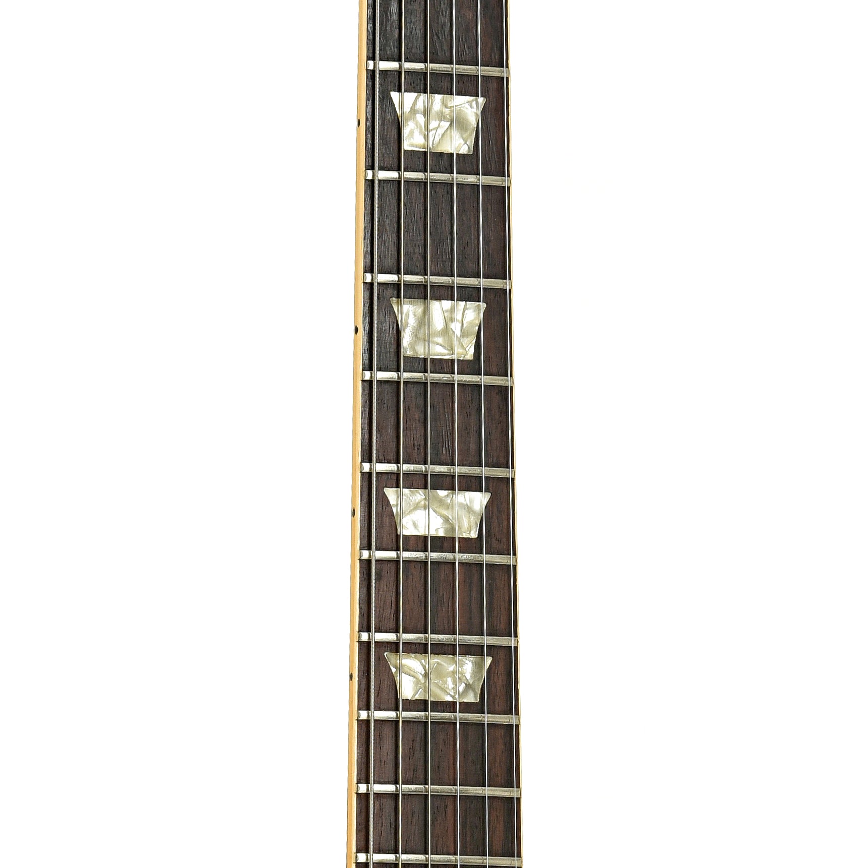 Fretboard of Gibson Les Paul Deluxe Electric Guitar