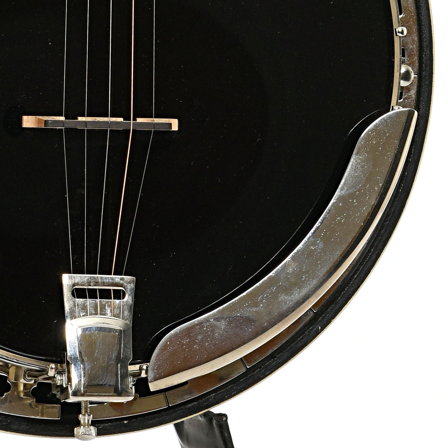 Bridge and armrest of Deering Basic Resonator Banjo LH 