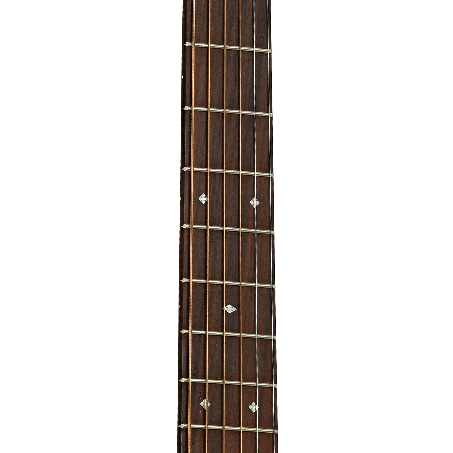 Fretboard of Martin D-10E Retro Sapele Guitar 