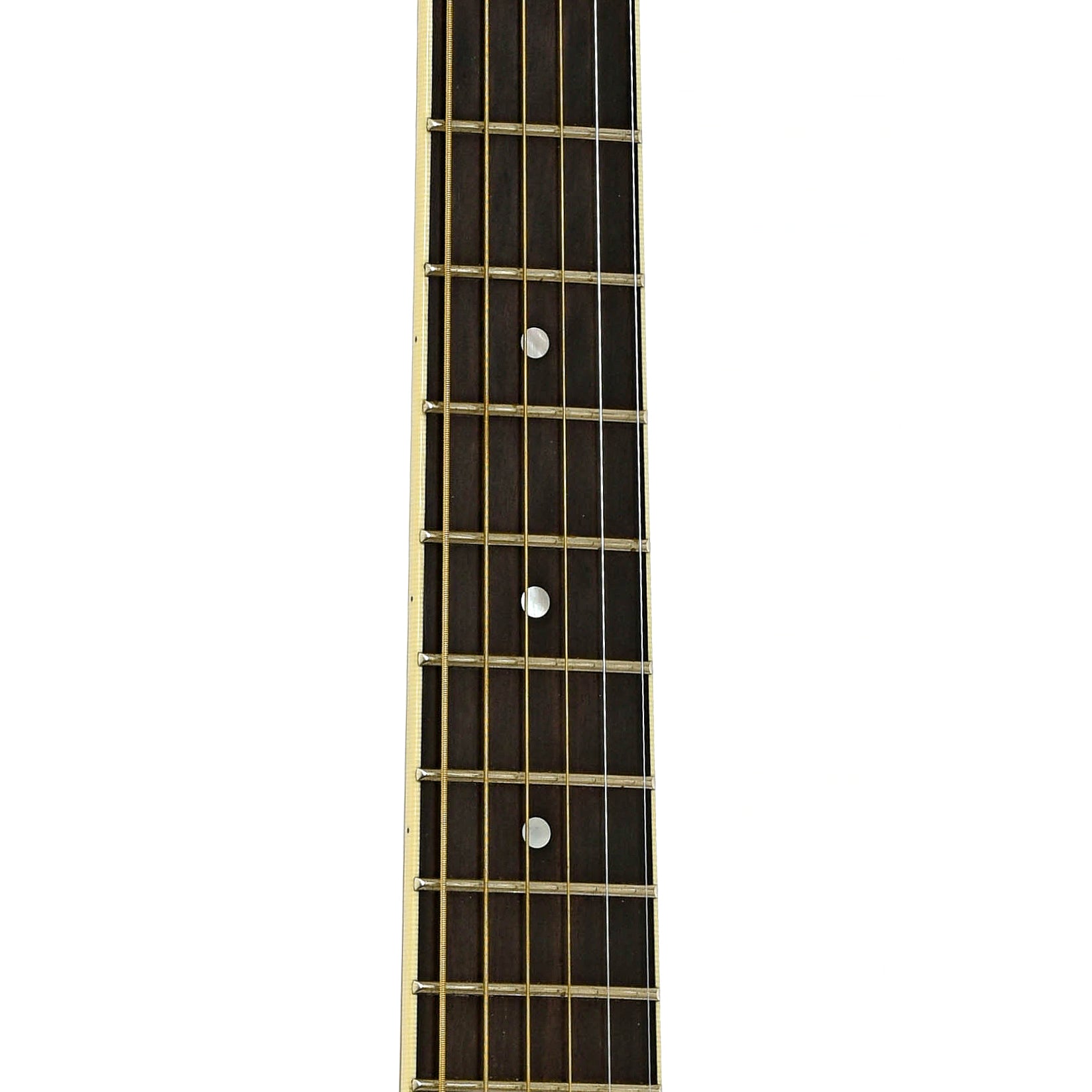 Fretboard of National Raw Steel 14-Fret Resonator Guitar