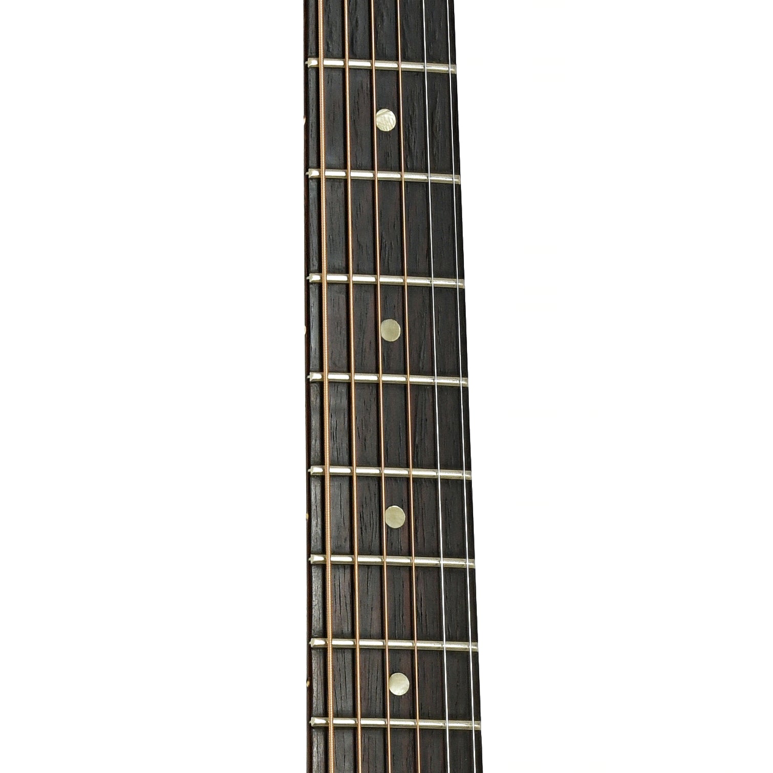 Fretboard of Gibson B-25 Acoustic Guitar