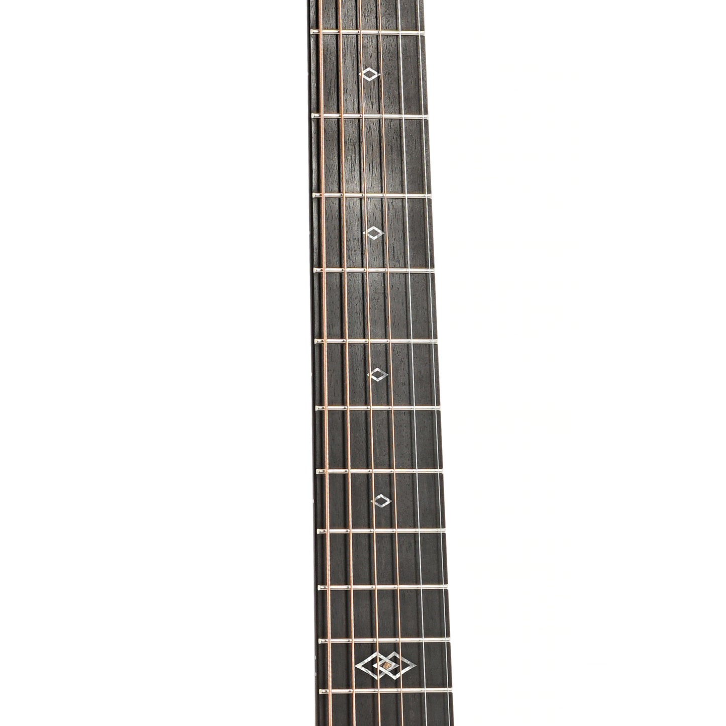 Fretboard of Breedlove Premier Concert Thinline Edgeburst CE Acoustic-Electric Guitar
